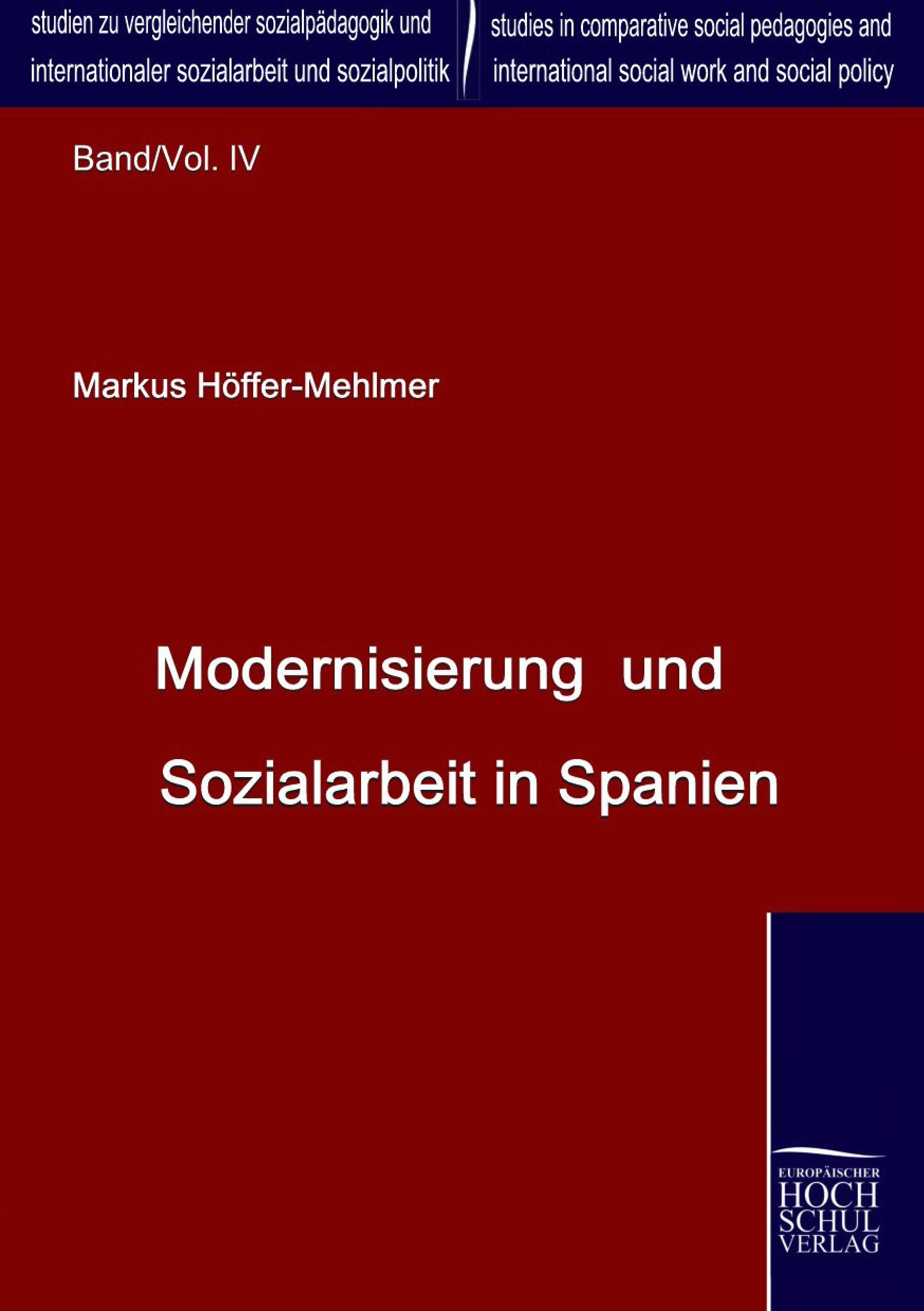 Vorderes Coverbild Modernisierung und Sozialarbeit in Spanien