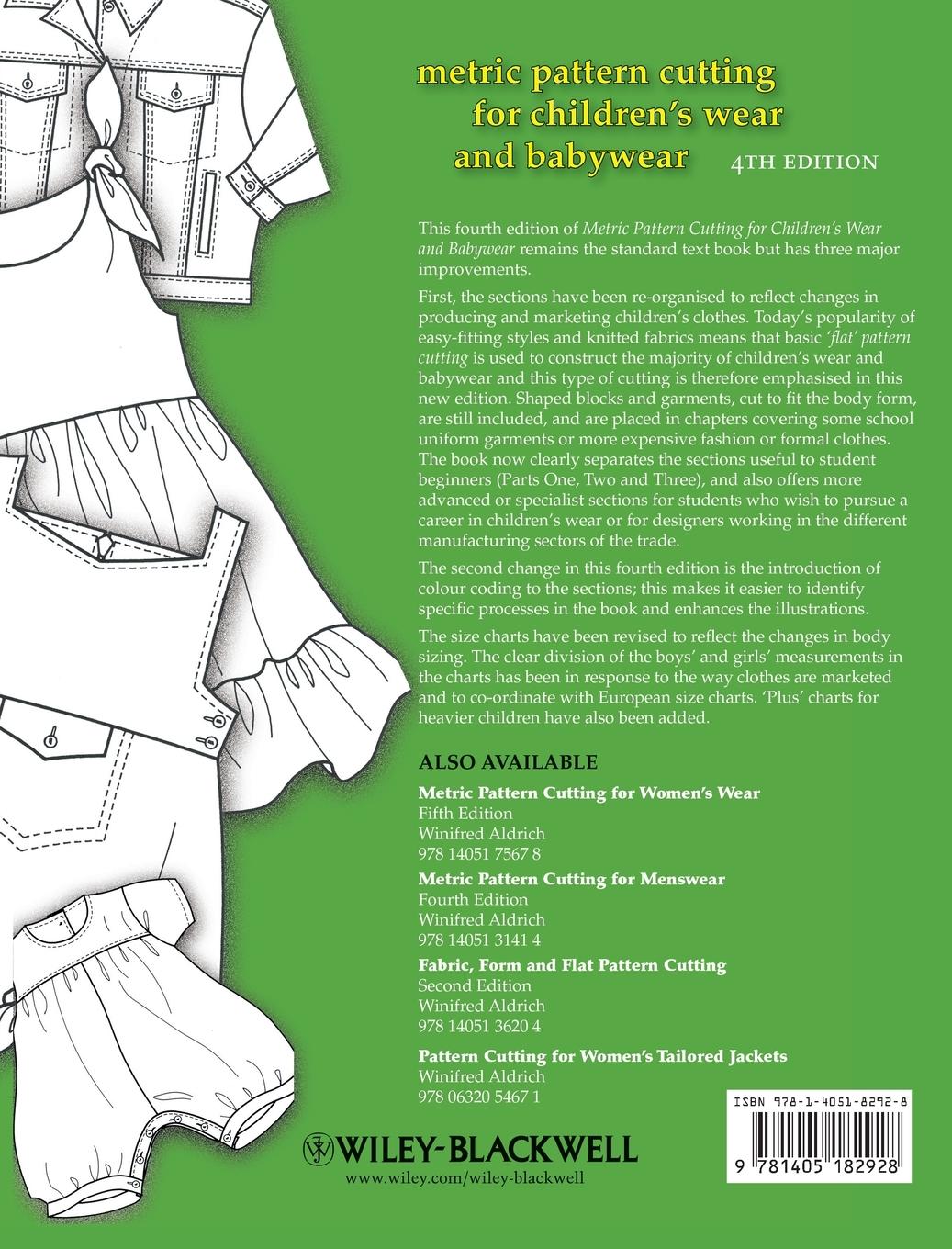 Rückseitencover Metric Pattern Cutting for Children's Wear and Babywear