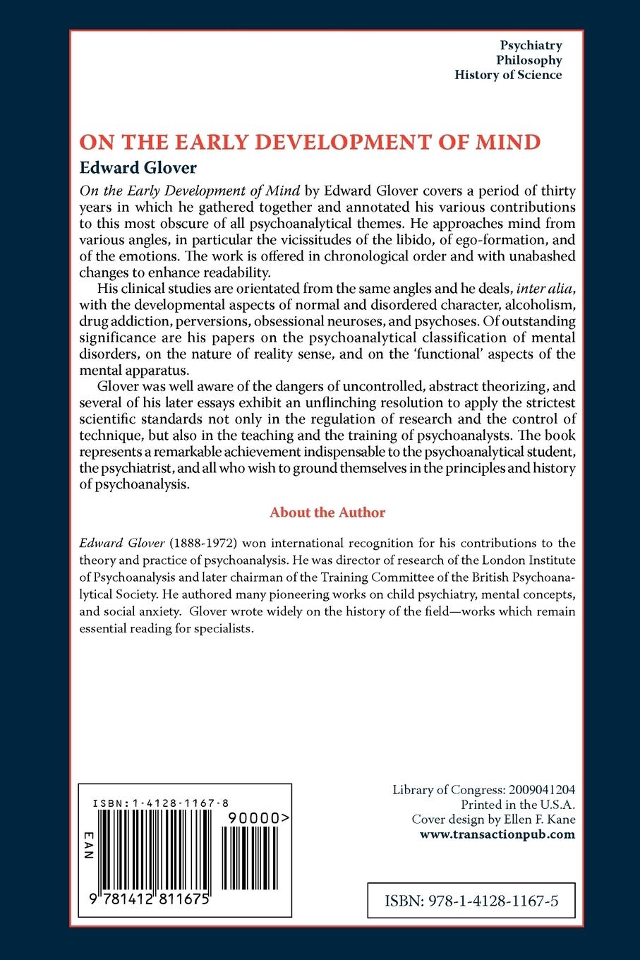 Rückseitencover On the Early Development of Mind