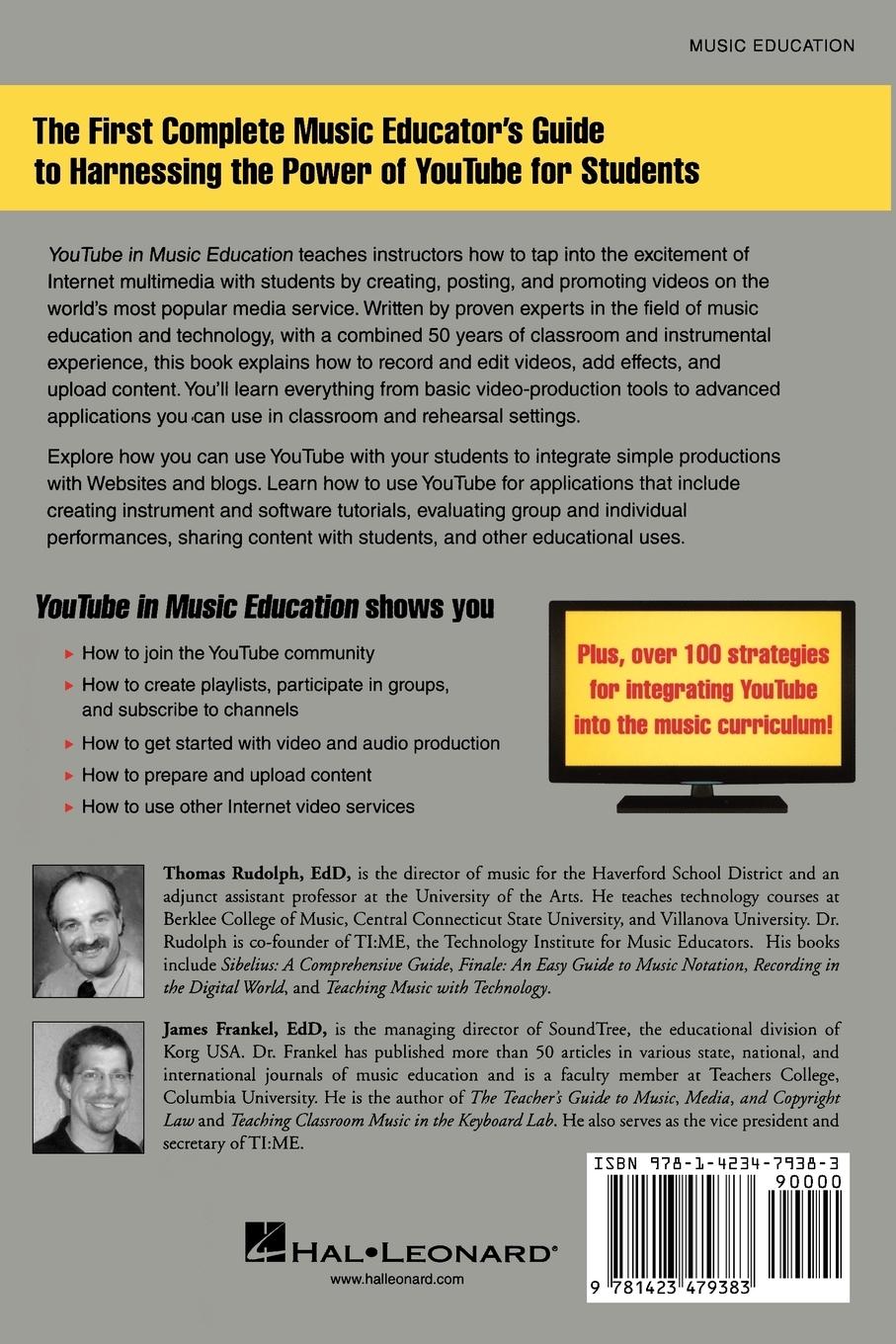 Rückseitencover YouTube in Music Education