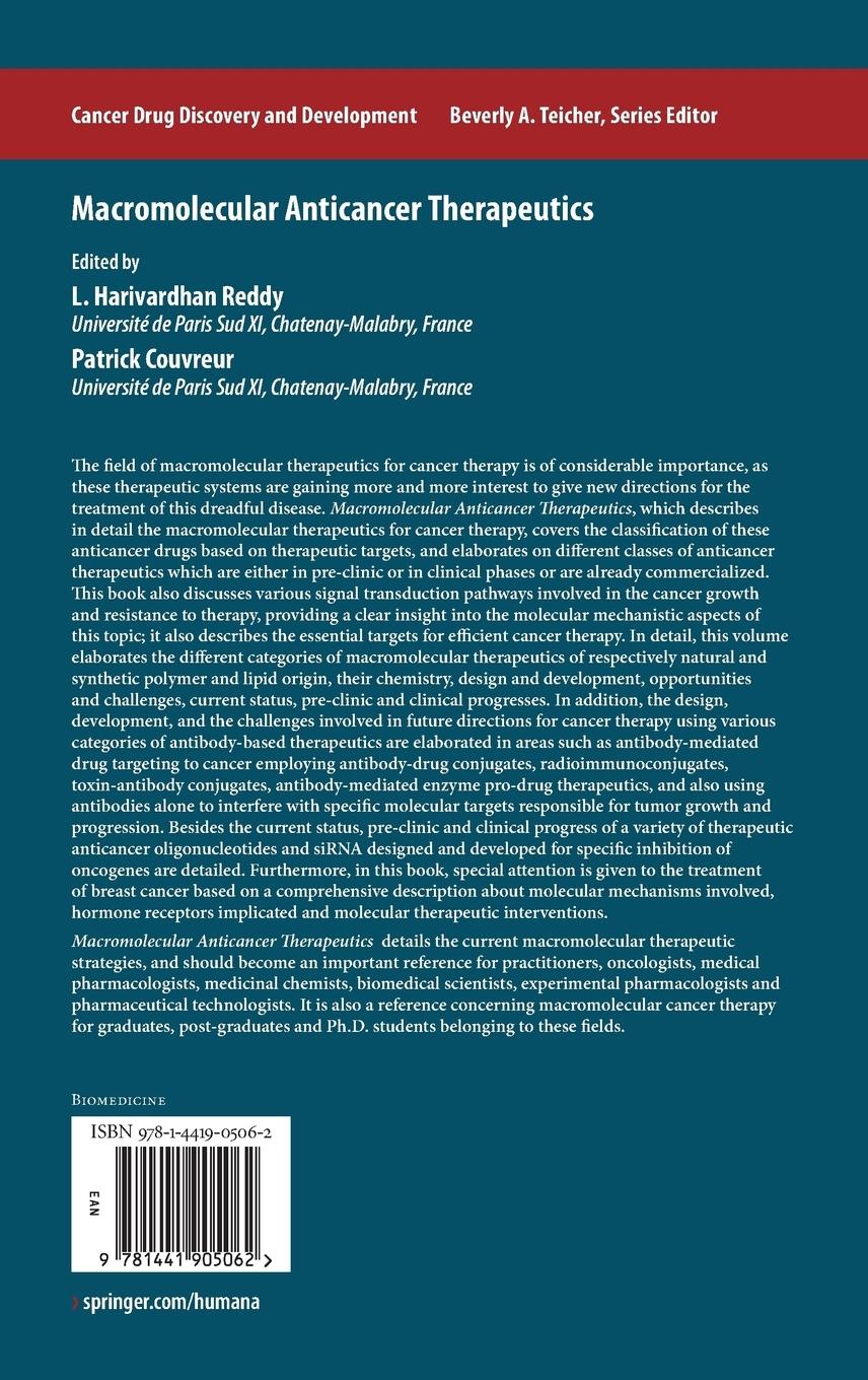 Rückseitencover Macromolecular Anticancer Therapeutics