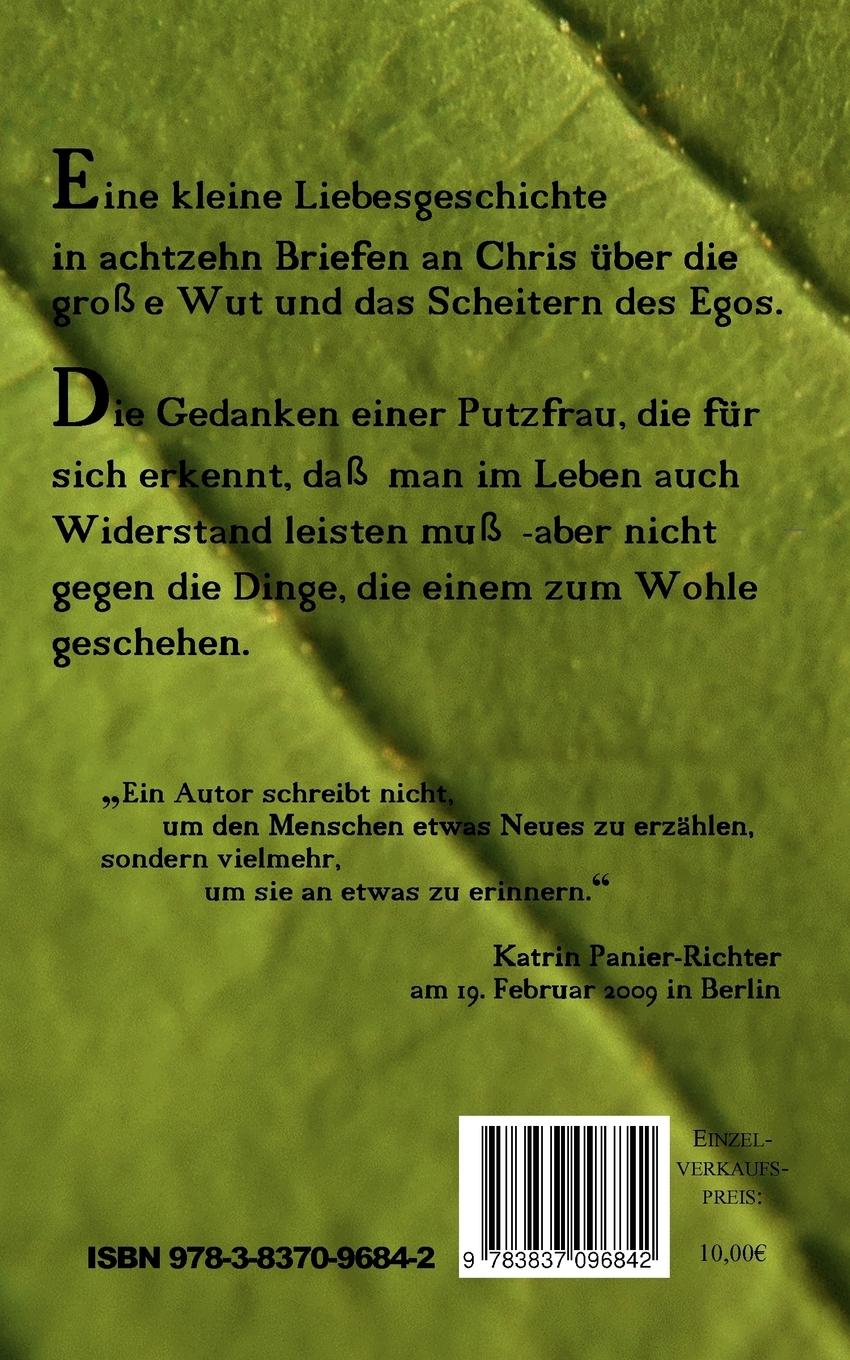 Rückseitencover Briefschreiberin