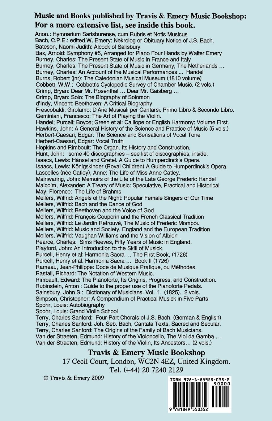 Rückseitencover The Life of Johannes Brahms.  Second edition, revised.  (Volumes 1 and 2 in one book).  (First published 1948).