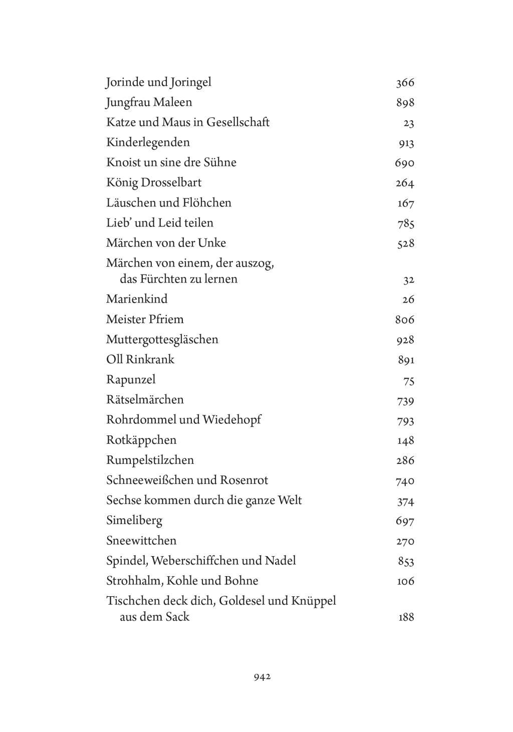 Beispielinhalt (Bild) Grimms Märchen