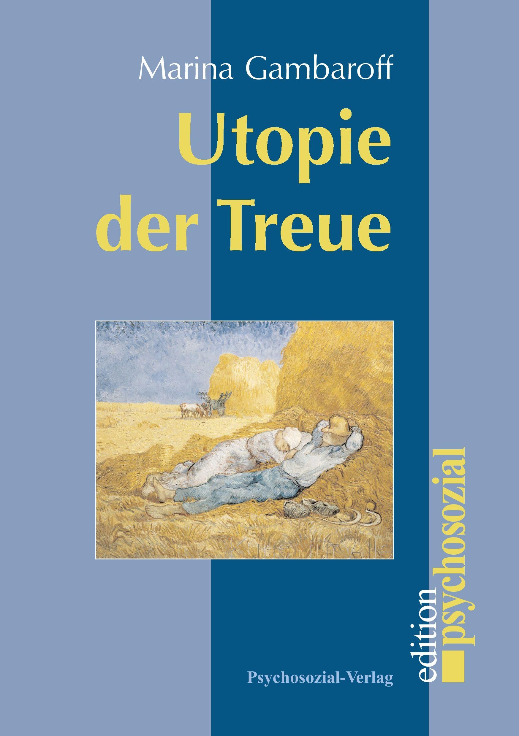 Vorderes Coverbild Utopie der Treue