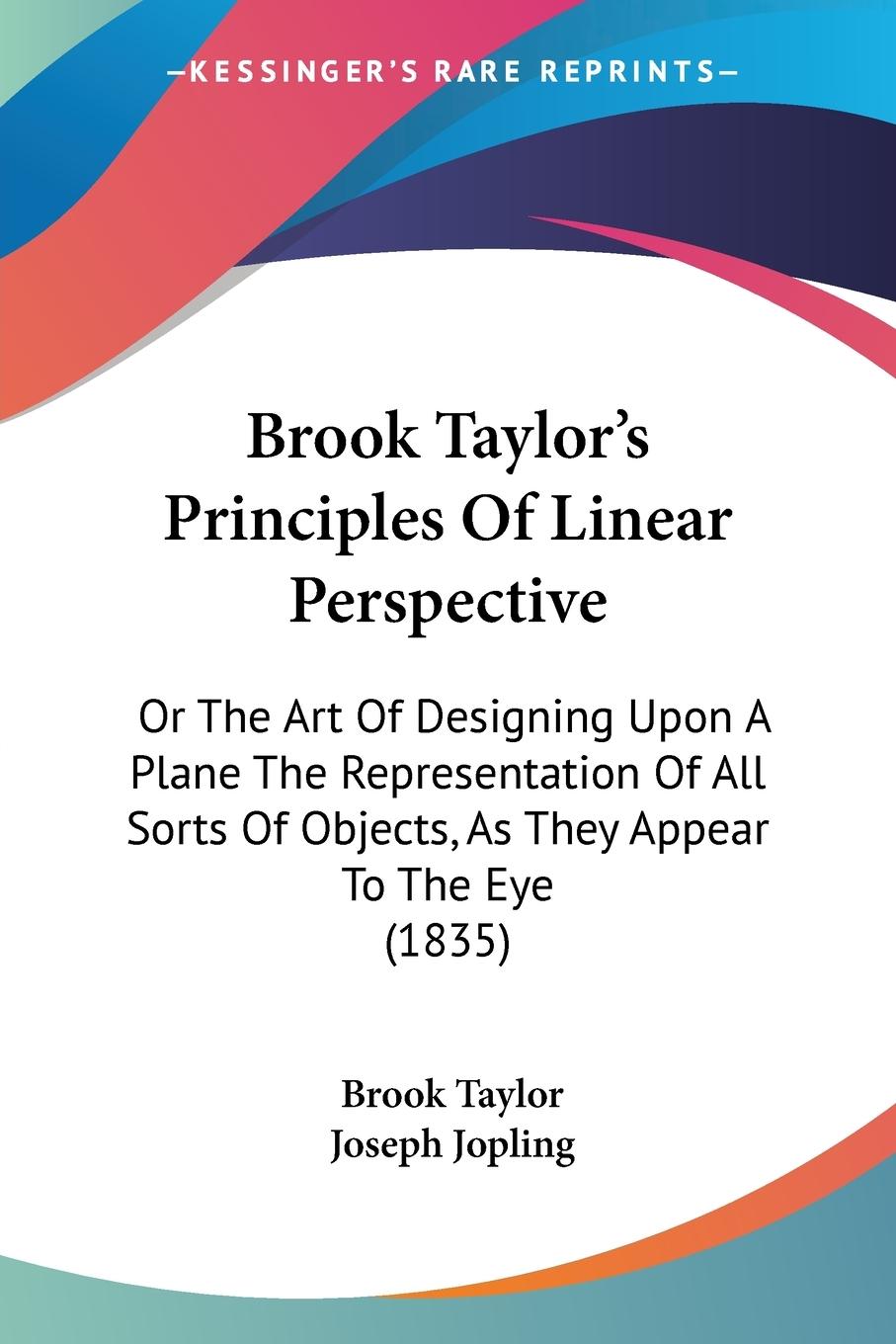 Vorderes Coverbild Brook Taylor's Principles Of Linear Perspective