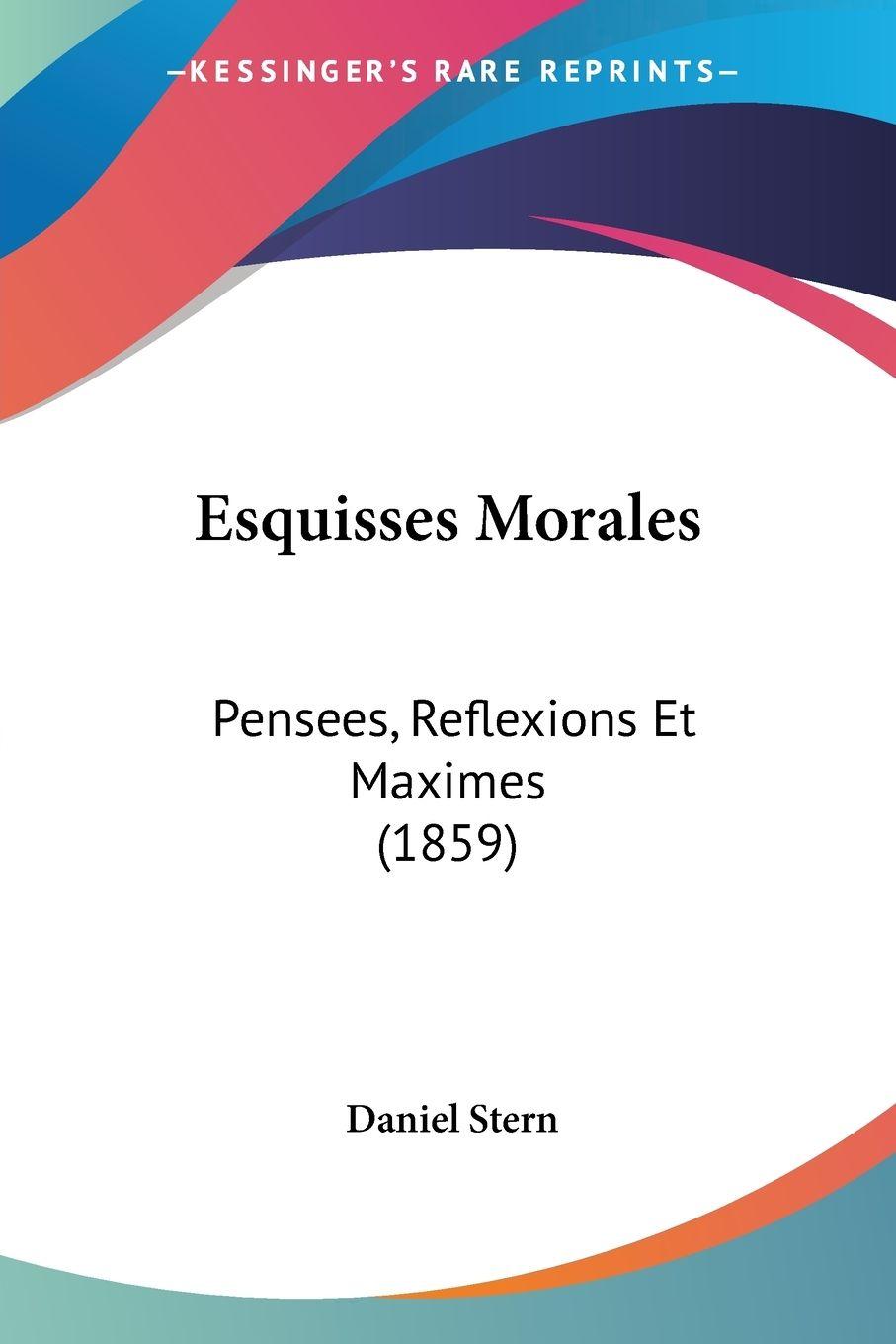 Vorderes Coverbild Esquisses Morales