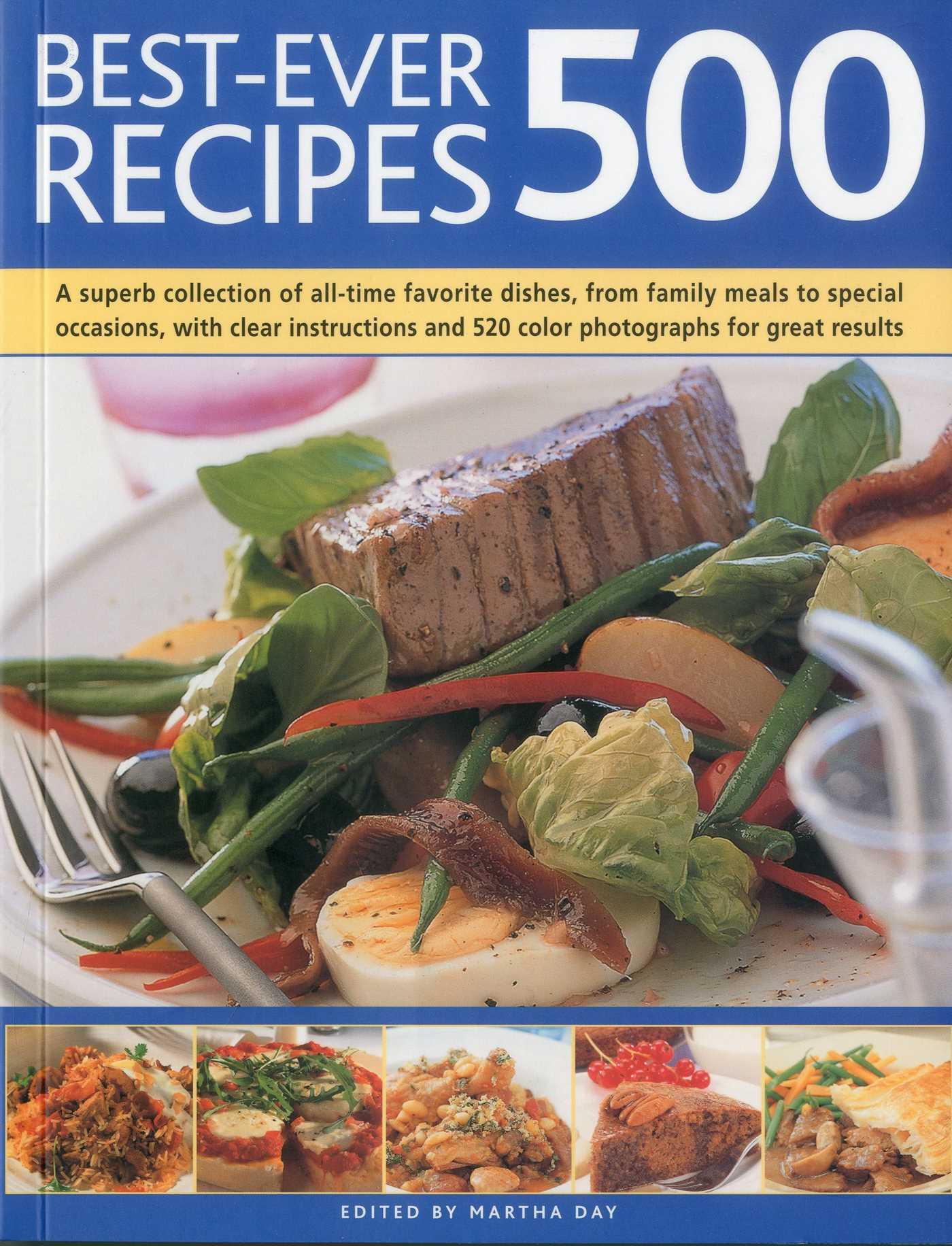 Vorderes Coverbild Best-Ever 500 Recipes