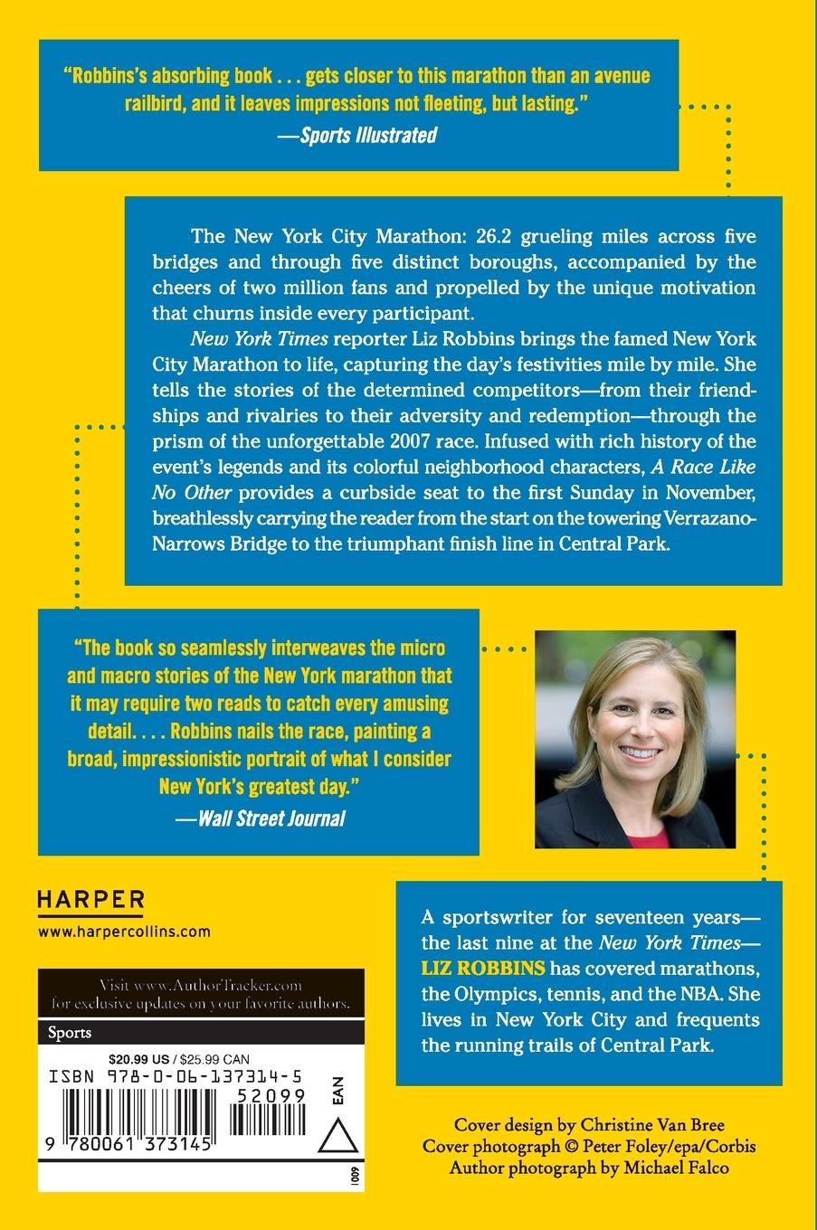 Rückseitencover A Race Like No Other