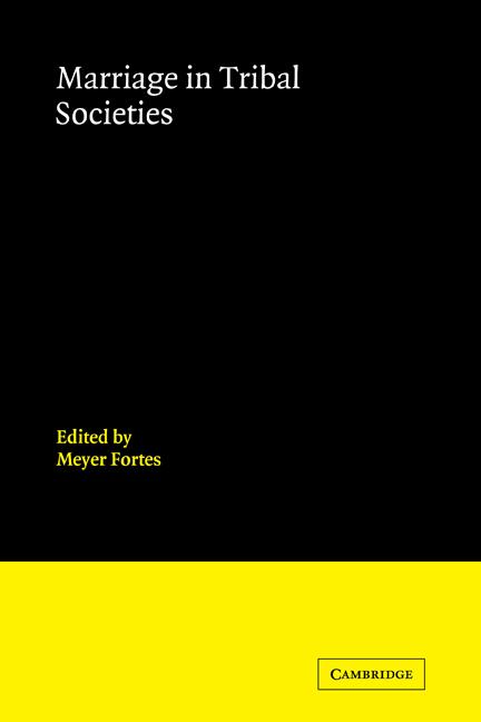 Vorderes Coverbild Marriage in Tribal Societies