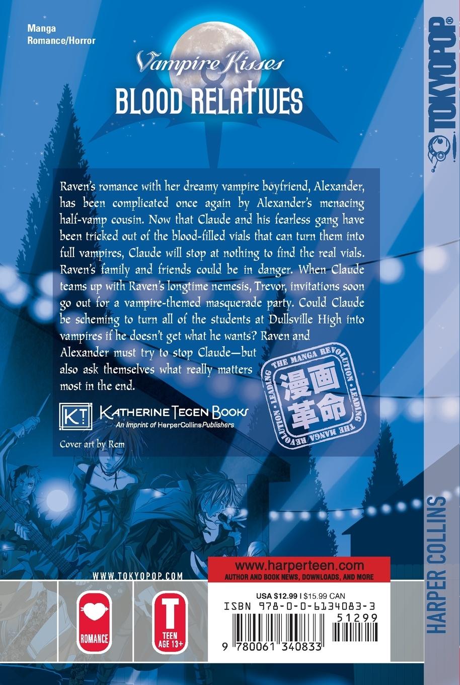 Rückseitencover Vampire Kisses: Blood Relatives, Volume III