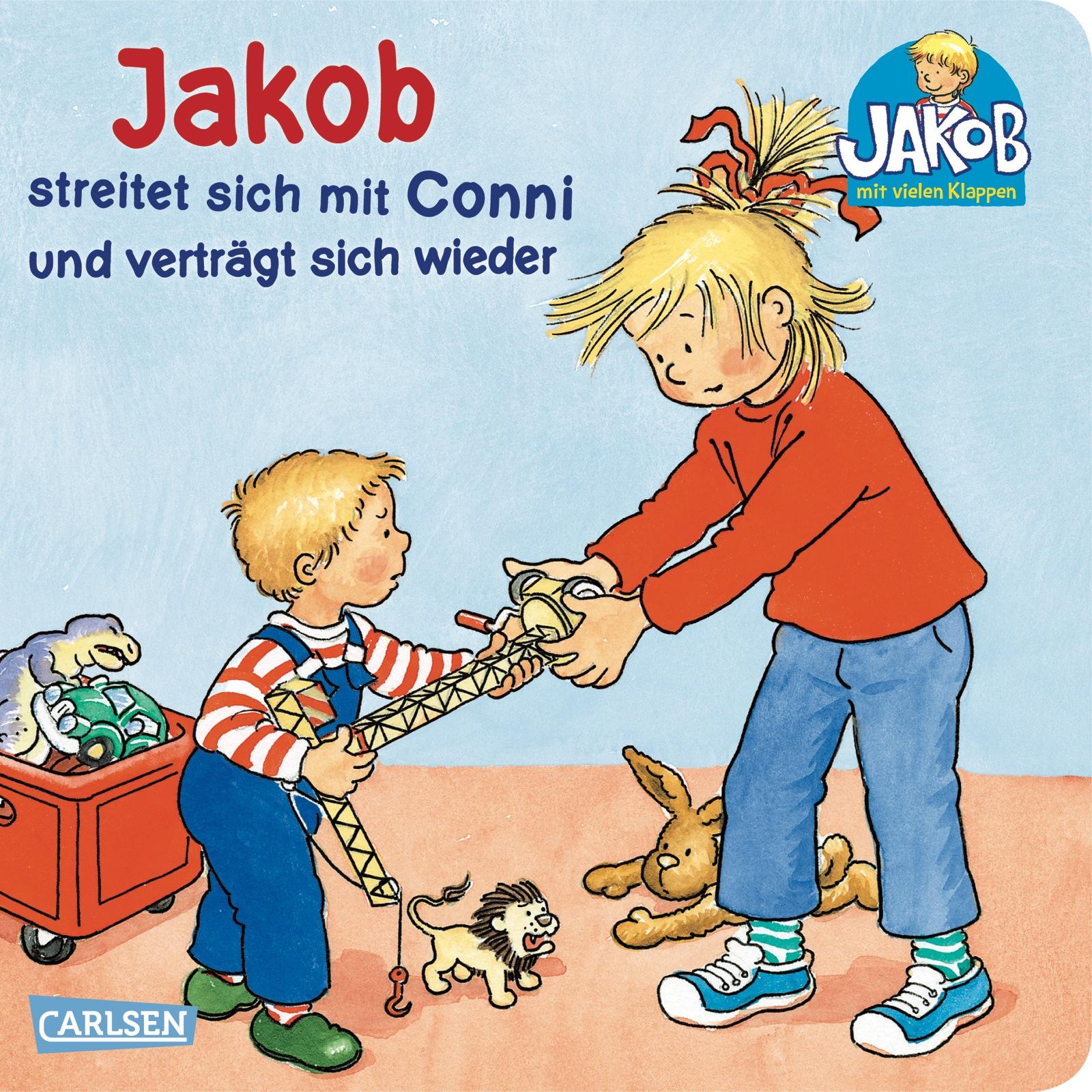 Vorderes Coverbild Jakob-Bücher: Jakob streitet sich mit Conni und verträgt sich wieder