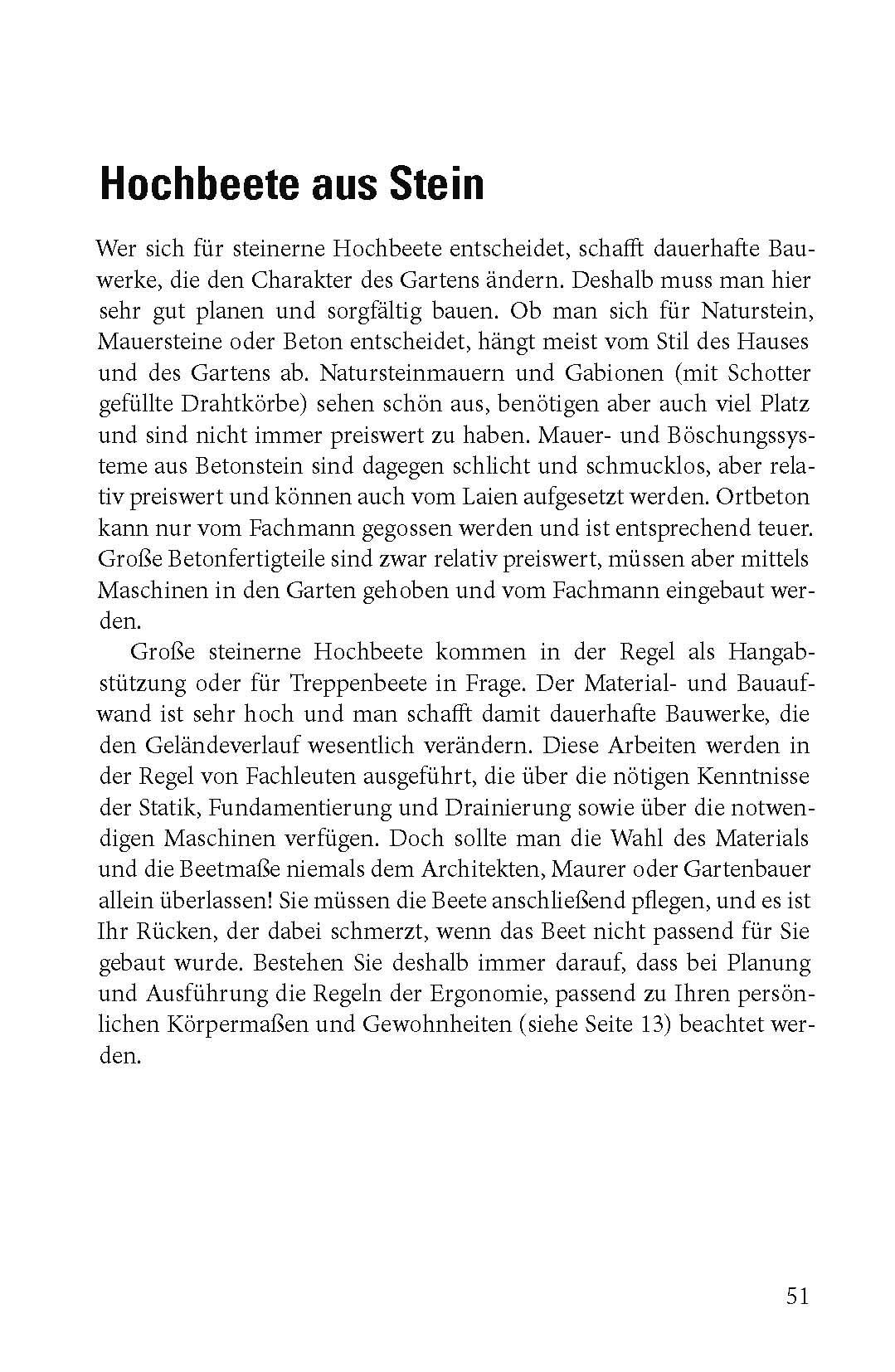 Beispielinhalt (Bild) Das Hochbeet
