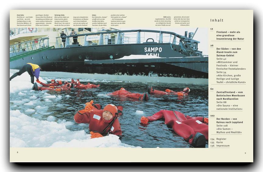 Beispielinhalt (Bild) Reise durch Finnland