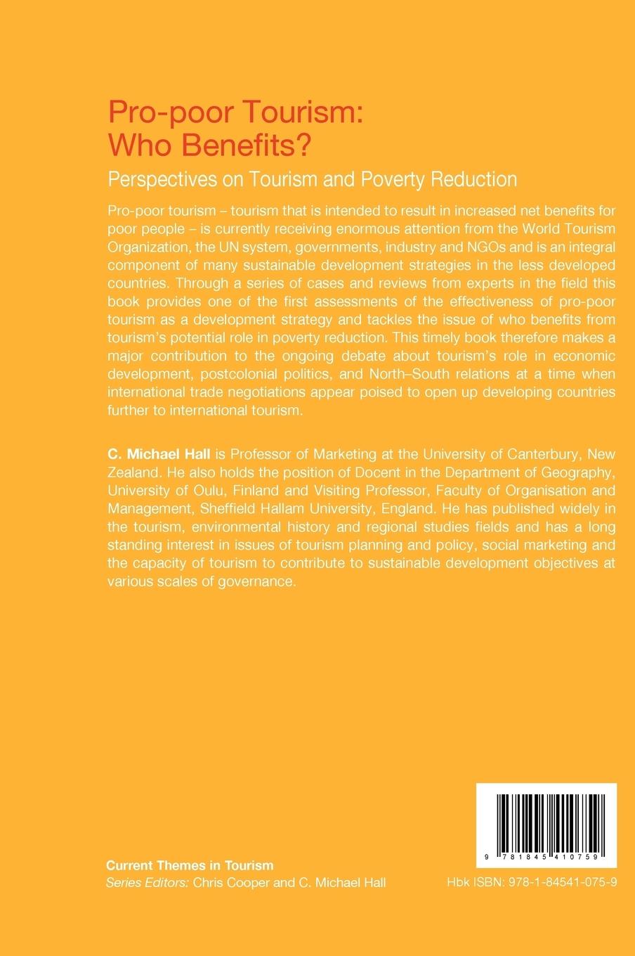 Rückseitencover Pro-poor Tourism