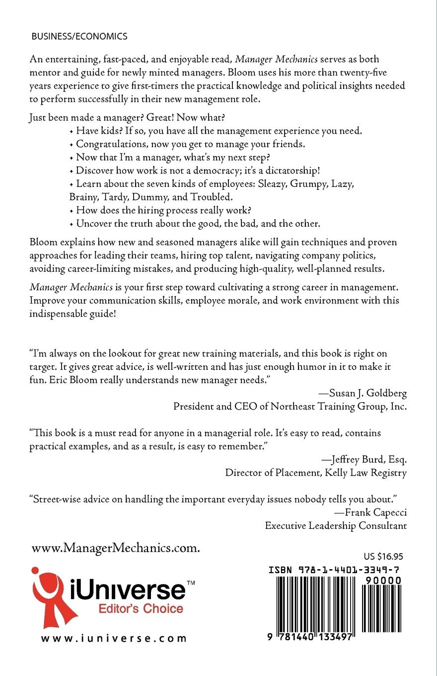 Rückseitencover Manager Mechanics