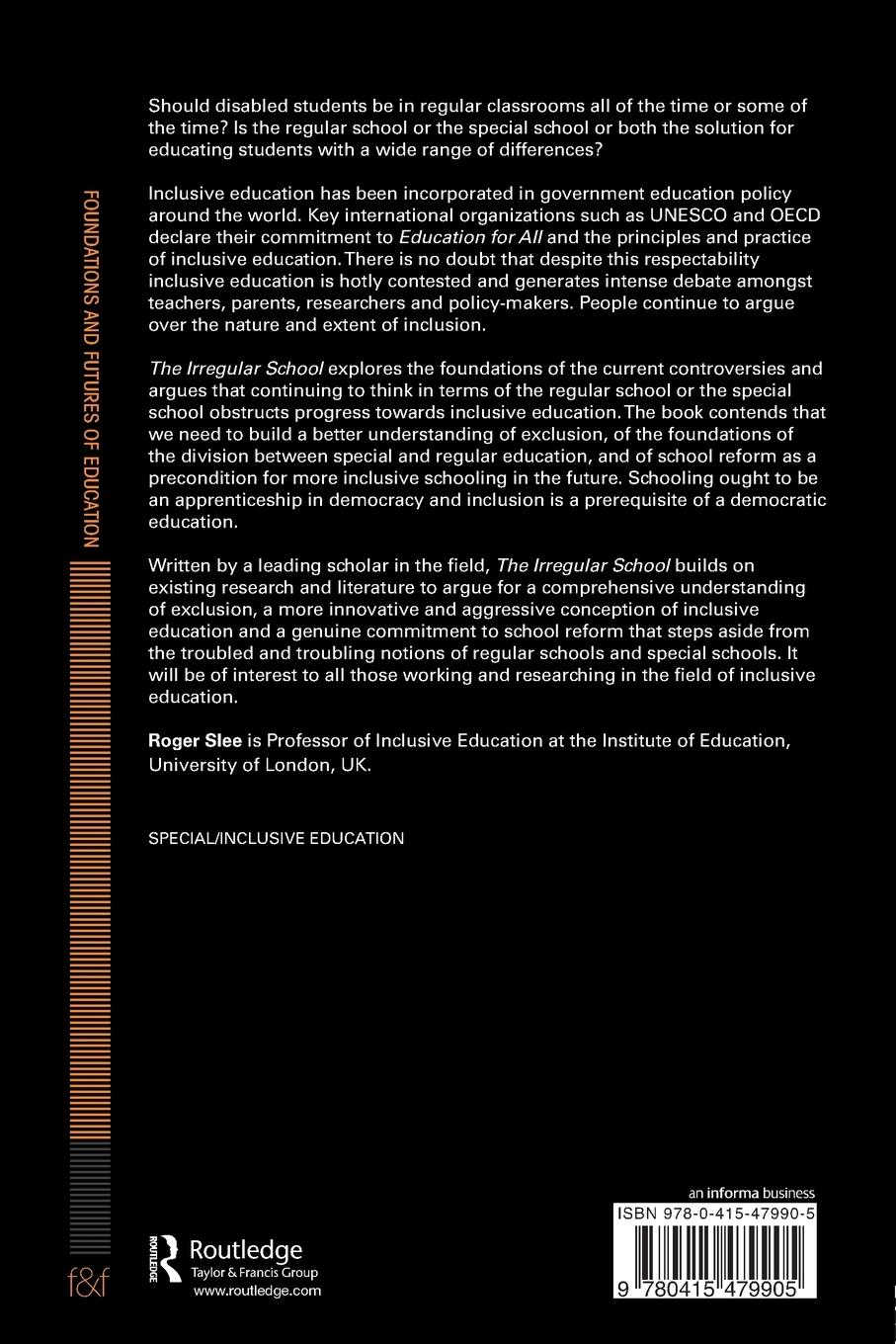 Rückseitencover The Irregular School