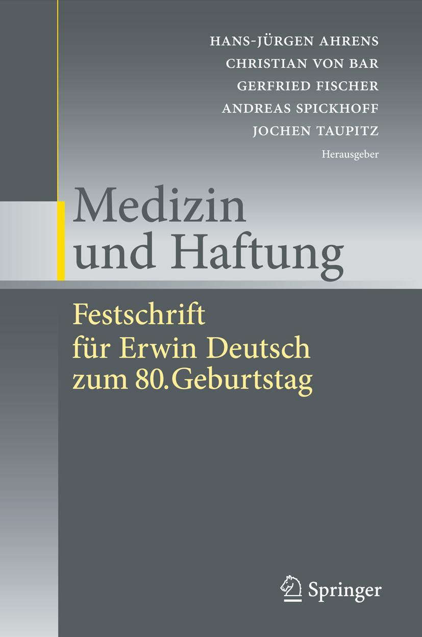 Vorderes Coverbild Medizin und Haftung