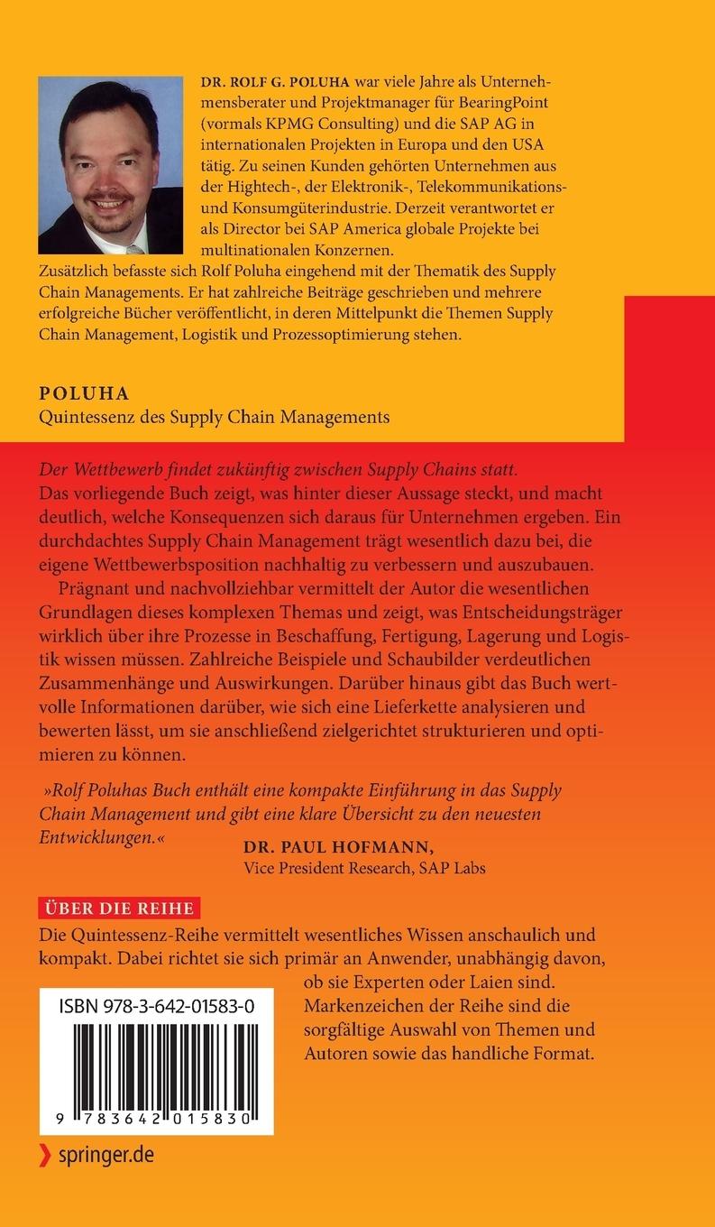 Rückseitencover Quintessenz des Supply Chain Managements