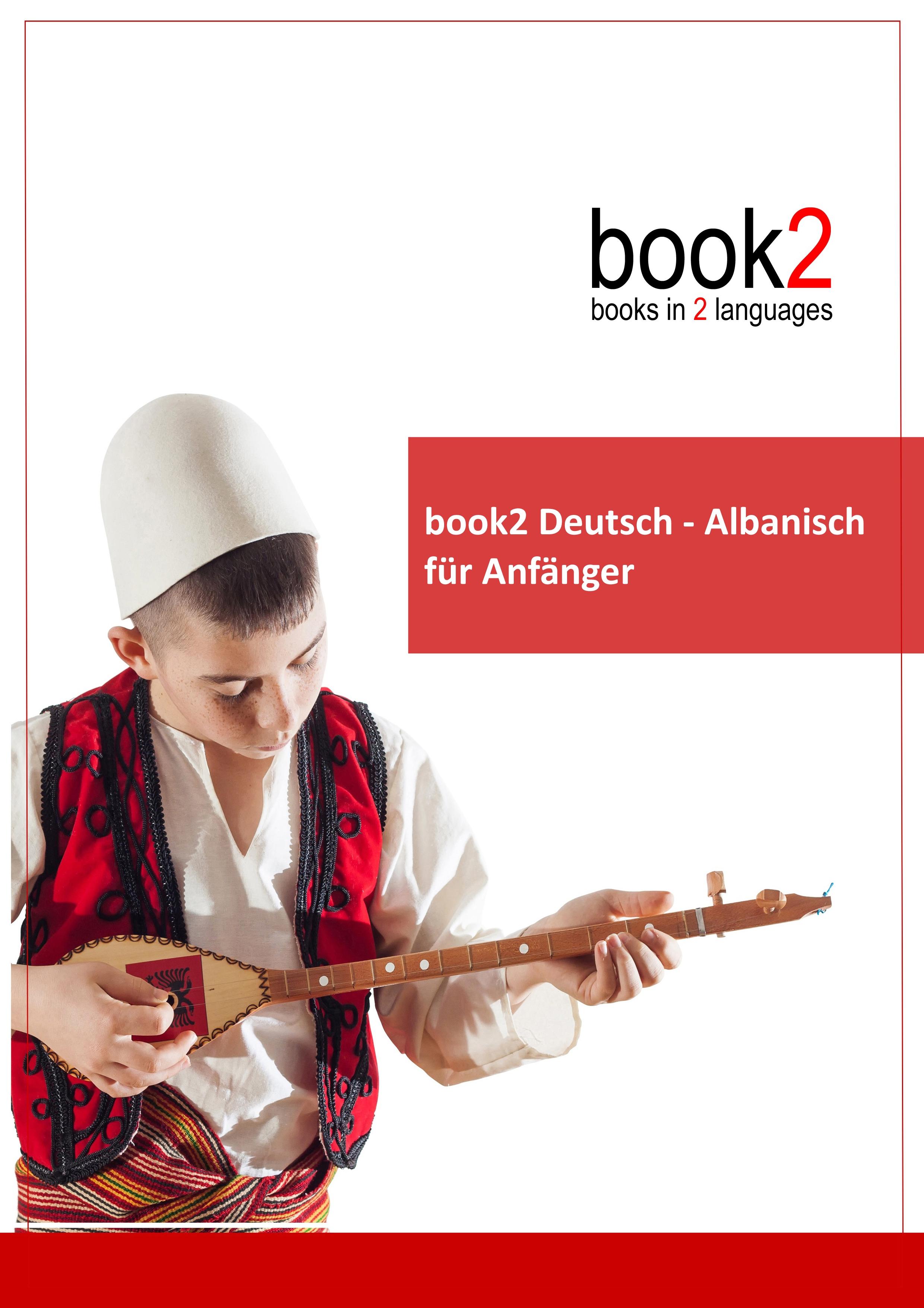Vorderes Coverbild book2 Deutsch - Albanisch für Anfänger