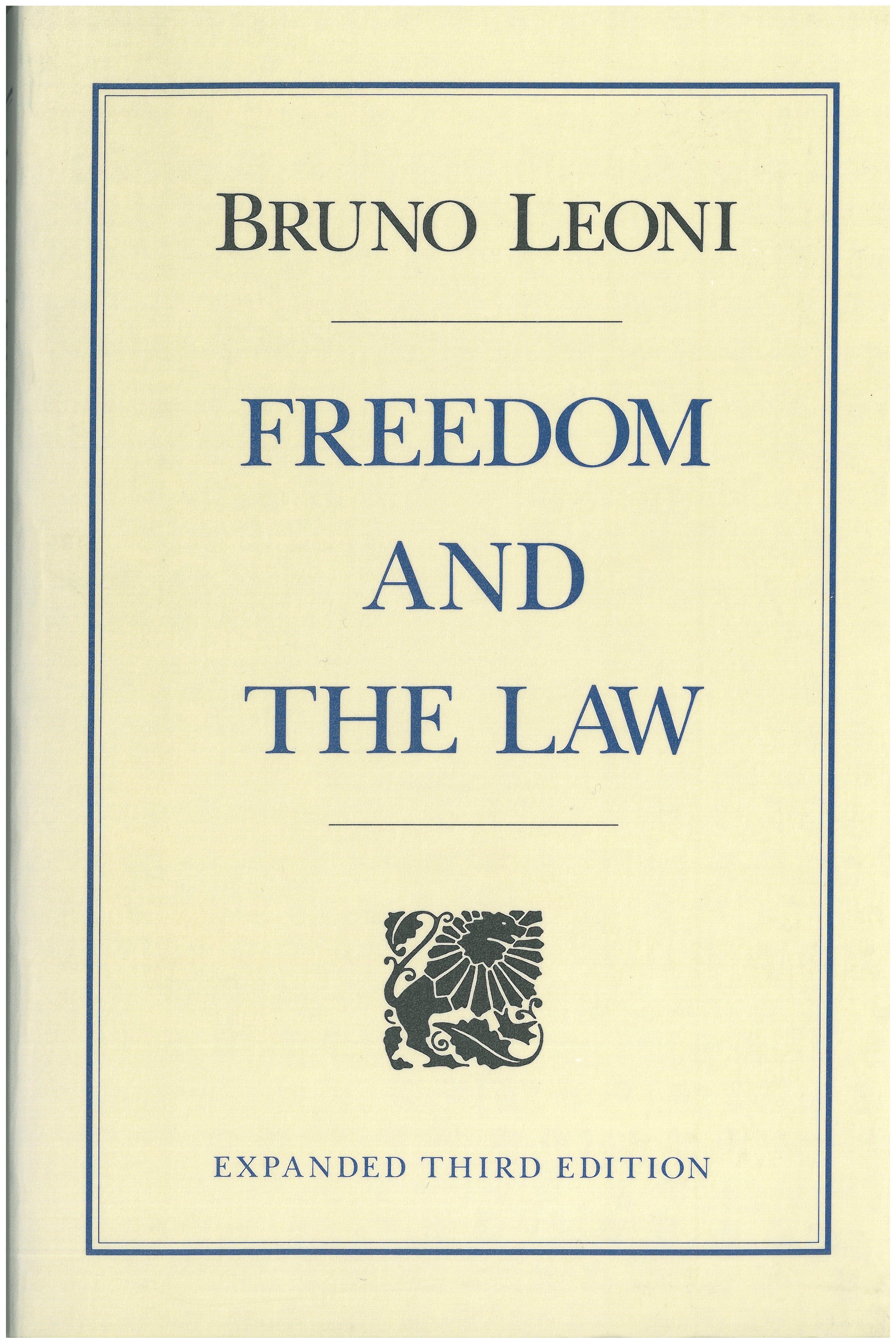 Vorderes Coverbild Freedom and the Law