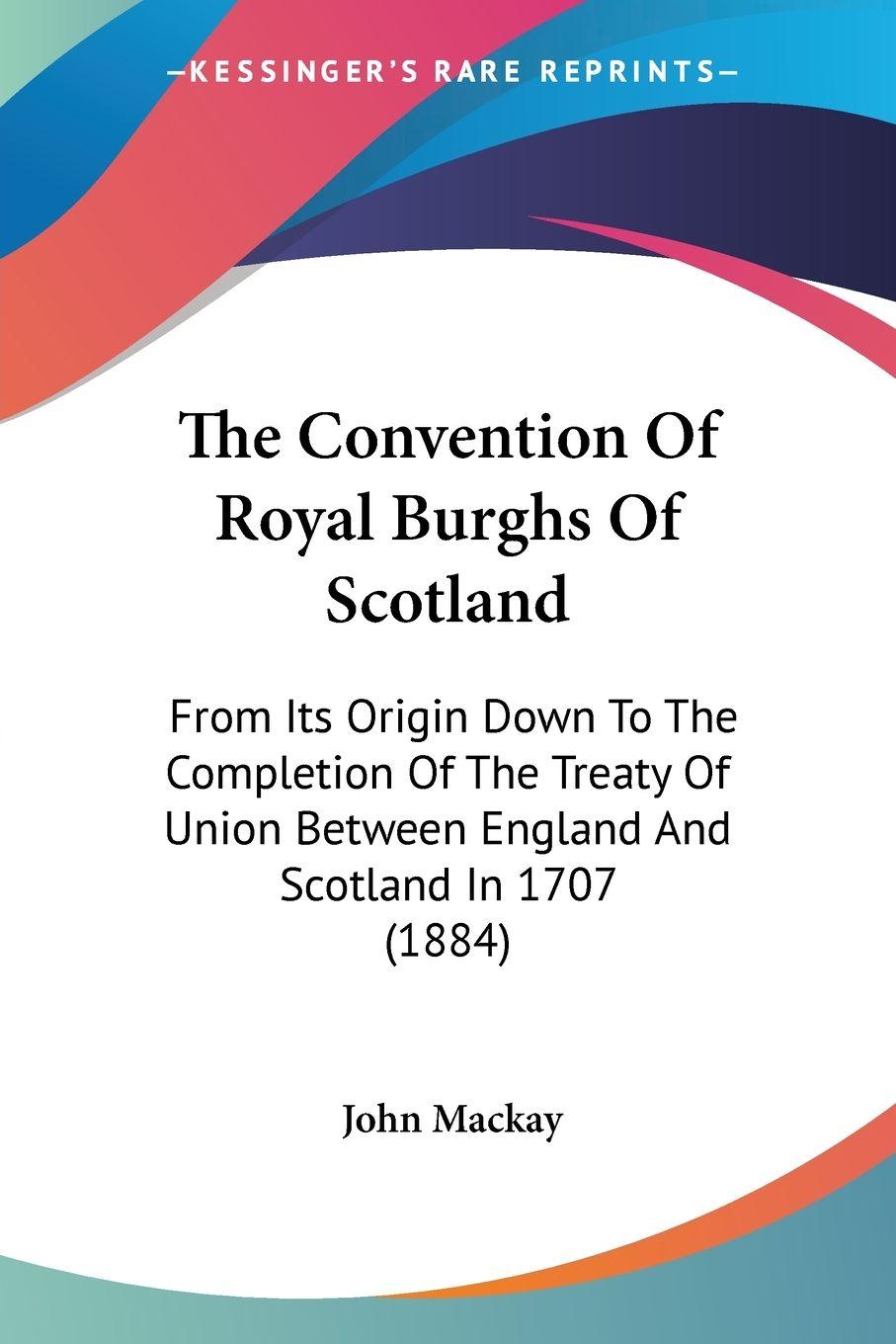 Vorderes Coverbild The Convention Of Royal Burghs Of Scotland
