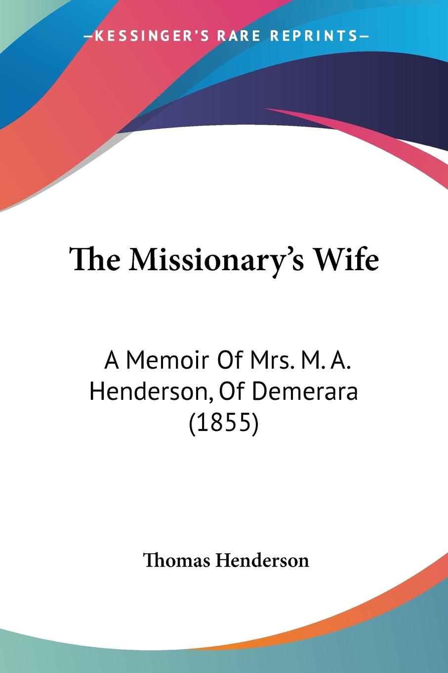 Vorderes Coverbild The Missionary's Wife