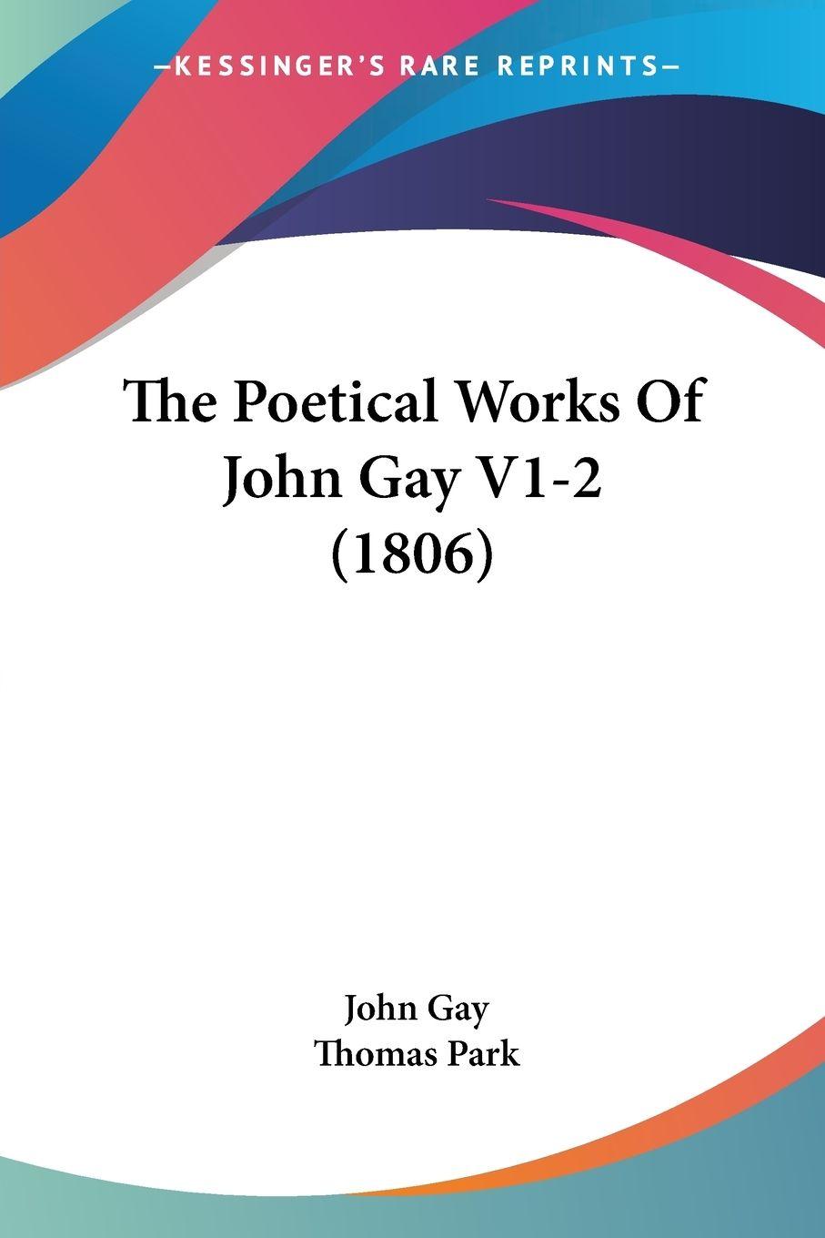 Vorderes Coverbild The Poetical Works Of John Gay V1-2 (1806)