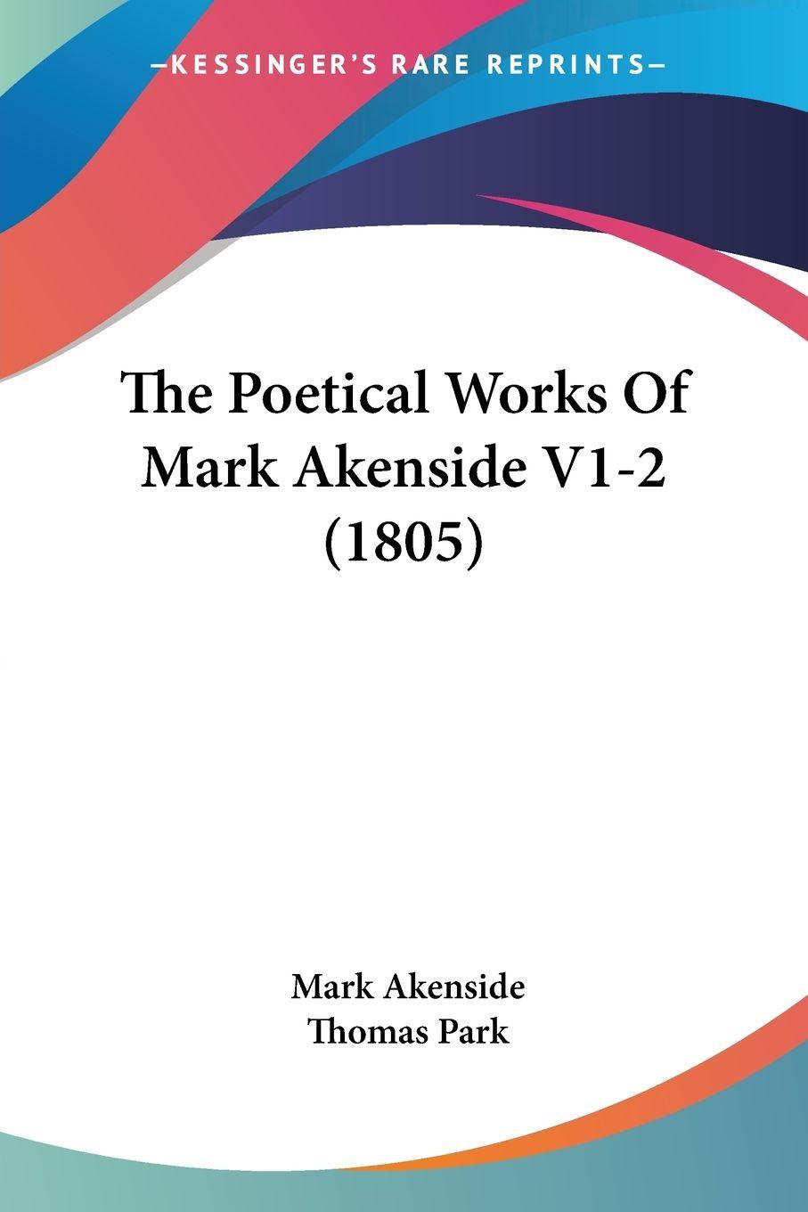 Vorderes Coverbild The Poetical Works Of Mark Akenside V1-2 (1805)