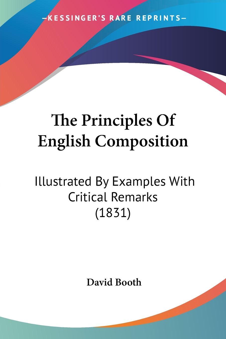 Vorderes Coverbild The Principles Of English Composition