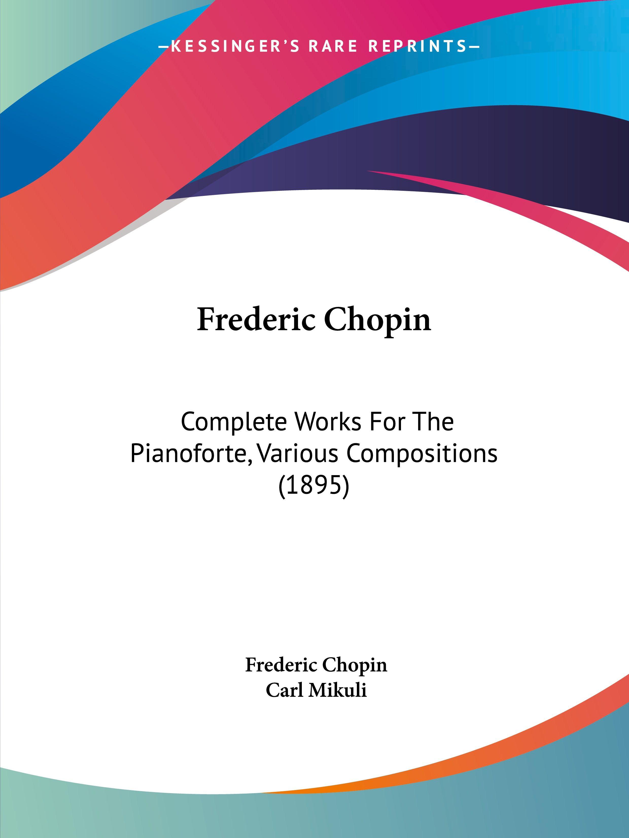 Vorderes Coverbild Frederic Chopin