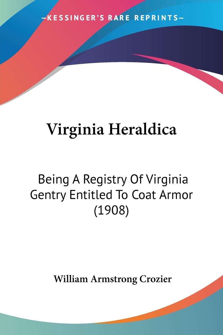 Vorderes Coverbild Virginia Heraldica