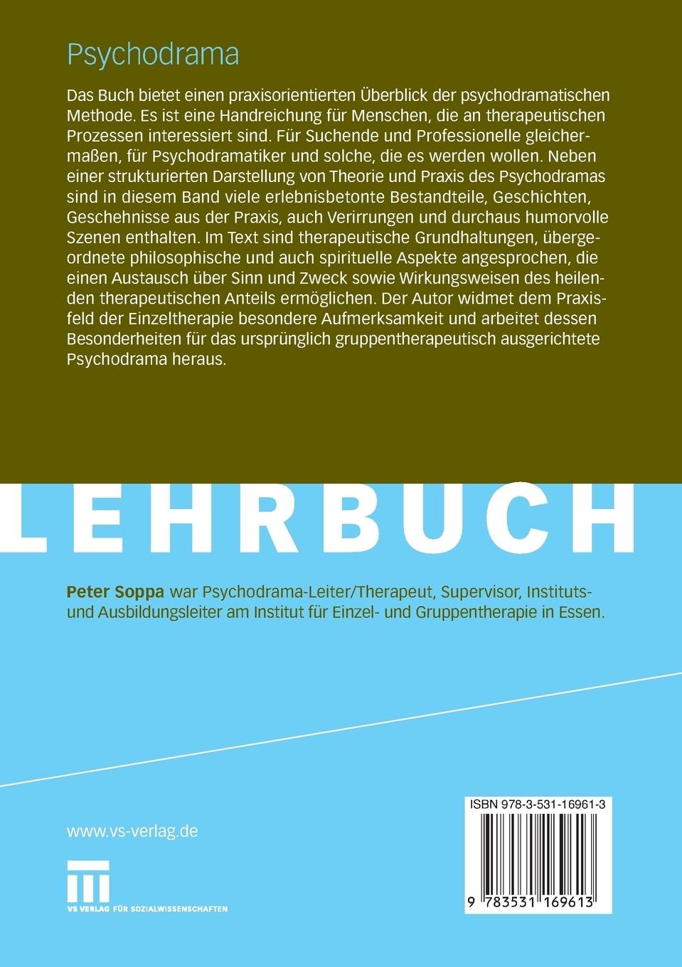 Rückseitencover Psychodrama