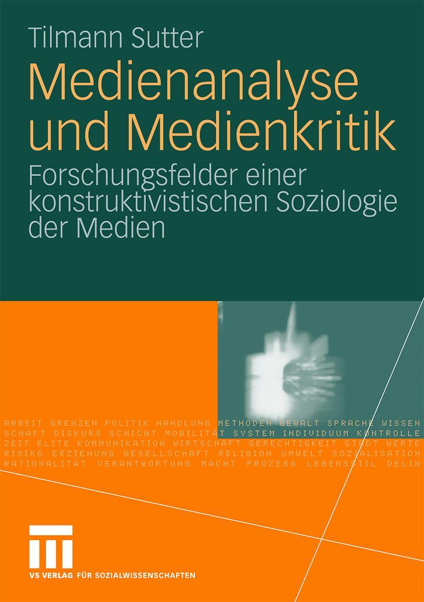 Vorderes Coverbild Medienanalyse und Medienkritik