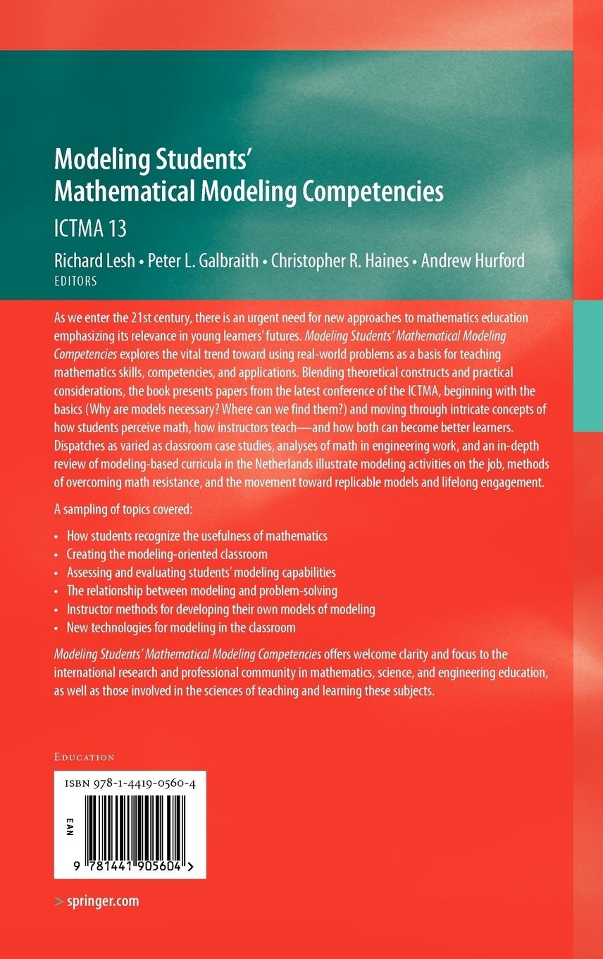 Rückseitencover Modeling Students' Mathematical Modeling Competencies