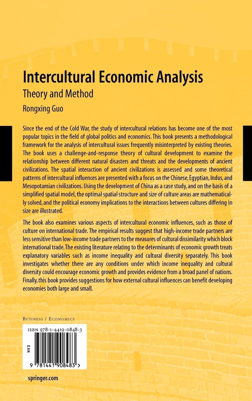 Rückseitencover Intercultural Economic Analysis