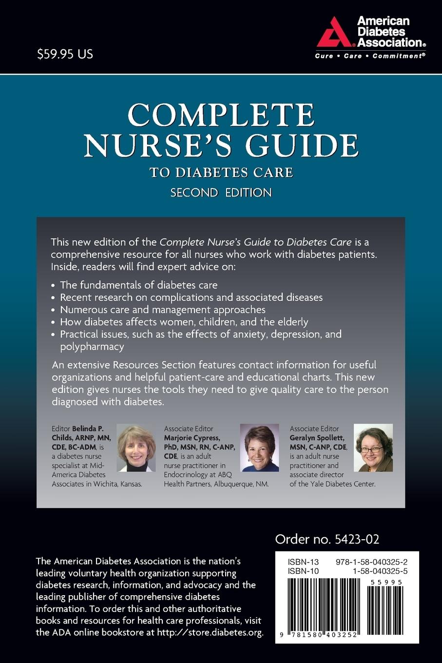 Rückseitencover Complete Nurse's Guide to Diabetes Care