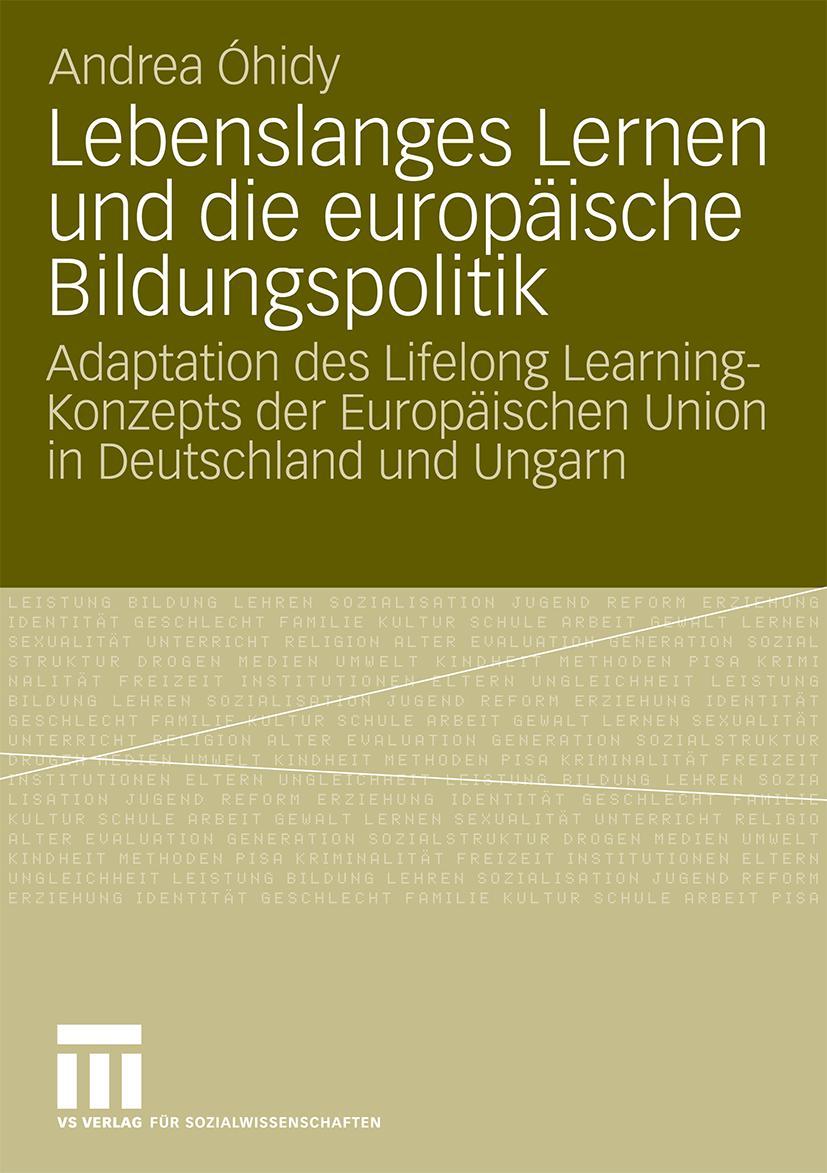 Vorderes Coverbild Lebenslanges Lernen und die europäische Bildungspolitik