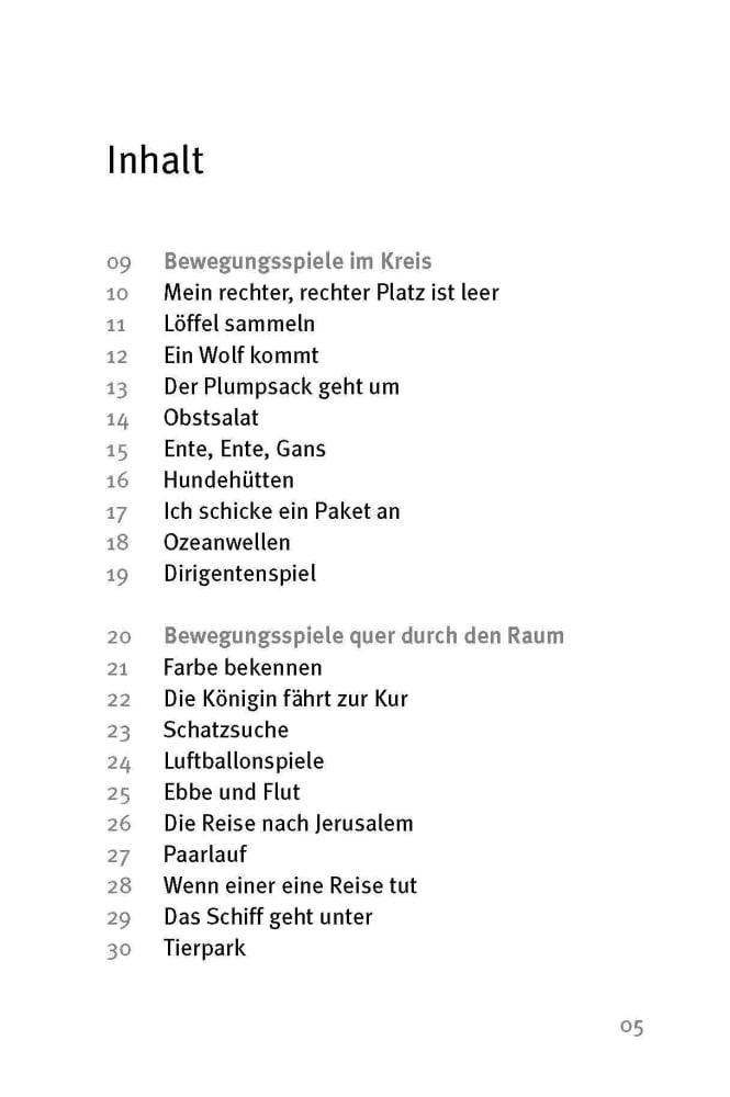 Beispielinhalt (Bild) Die 50 besten Bewegungsspiele