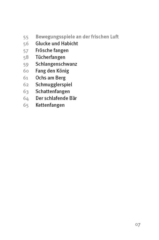 Beispielinhalt (Bild) Die 50 besten Bewegungsspiele