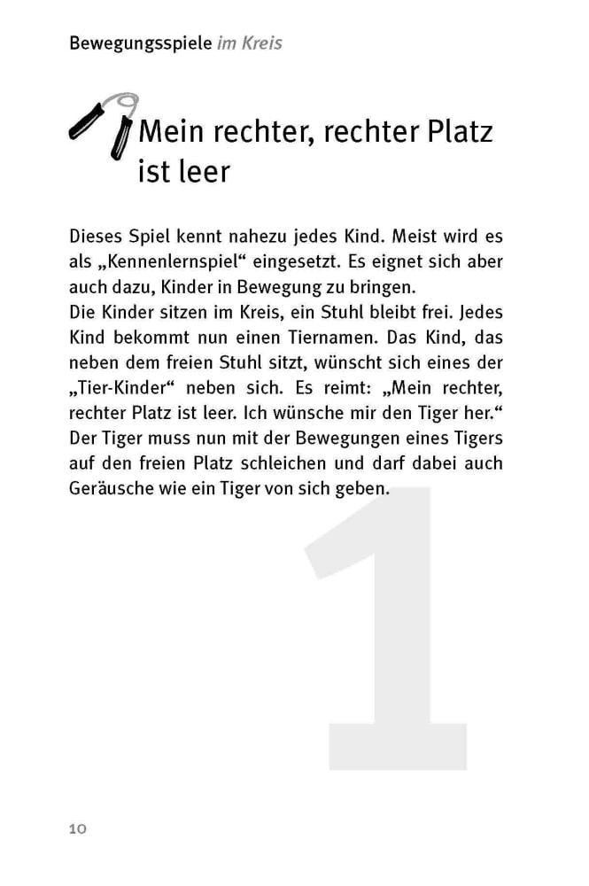 Beispielinhalt (Bild) Die 50 besten Bewegungsspiele