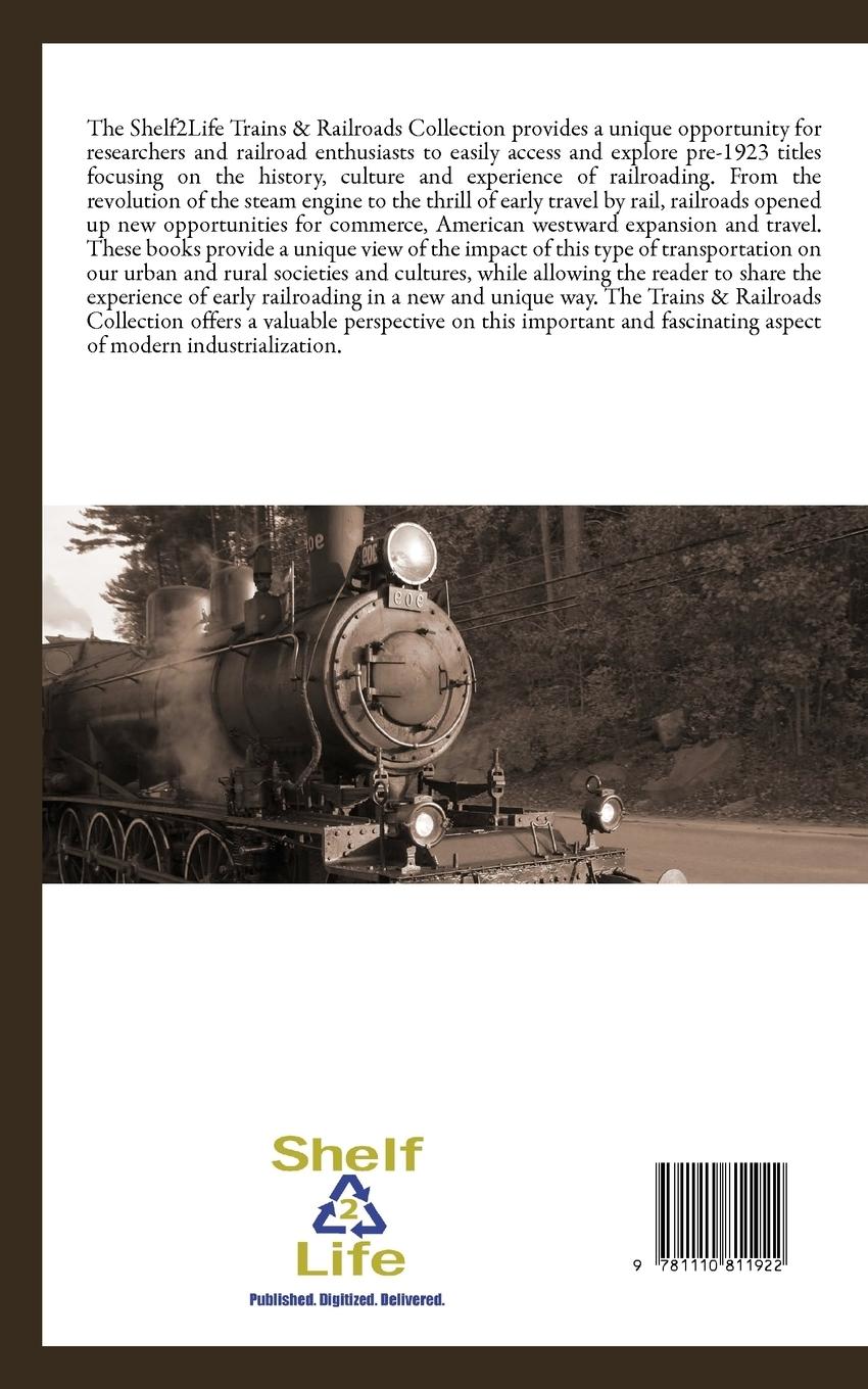 Rückseitencover Supplement to Remedial Railroad Legislation 1919