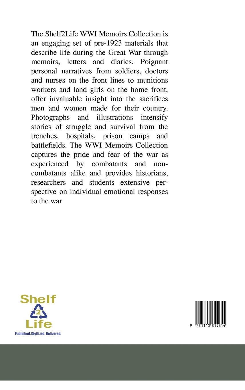 Rückseitencover My Year of the Great War