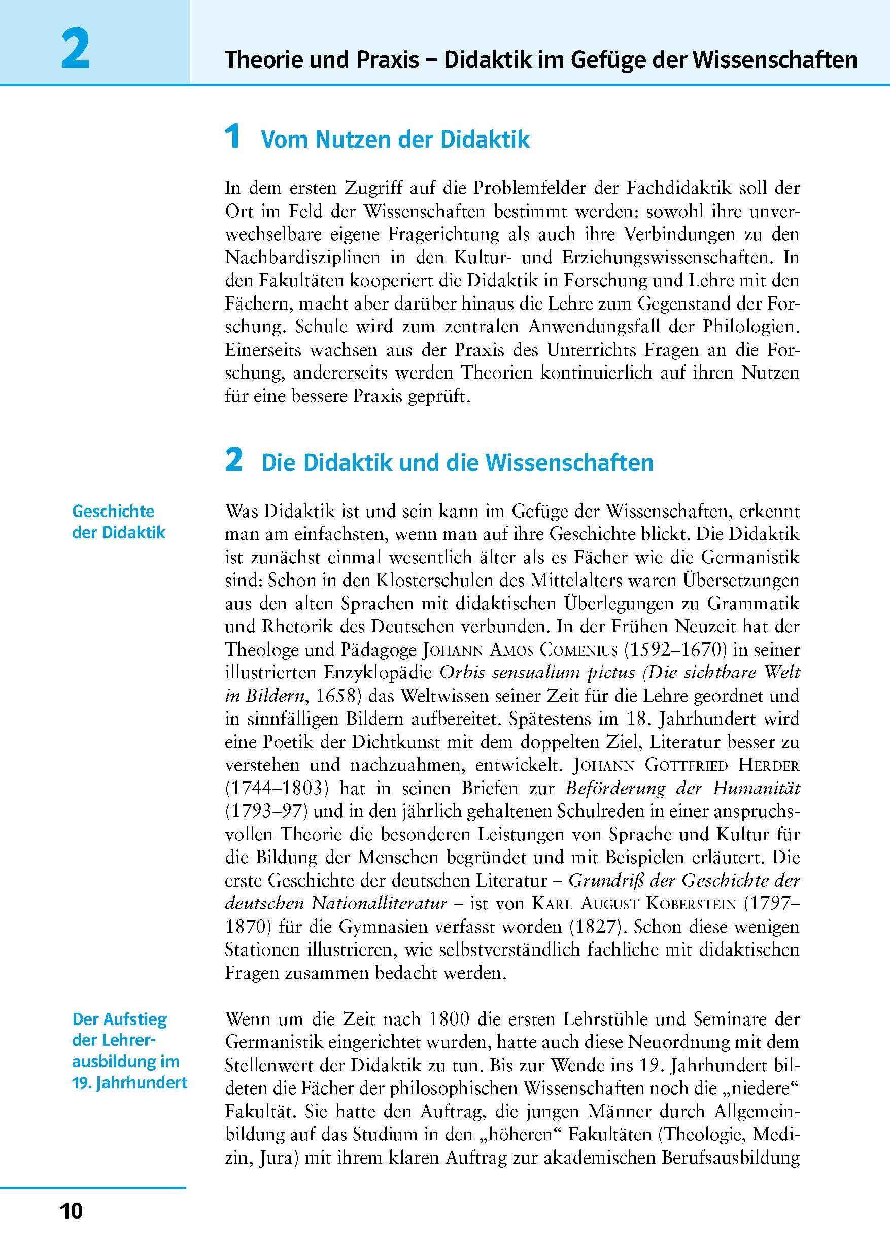 Beispielinhalt (Bild) Uni-Wissen Germanistik / Grundkurs Lehramt Deutsch
