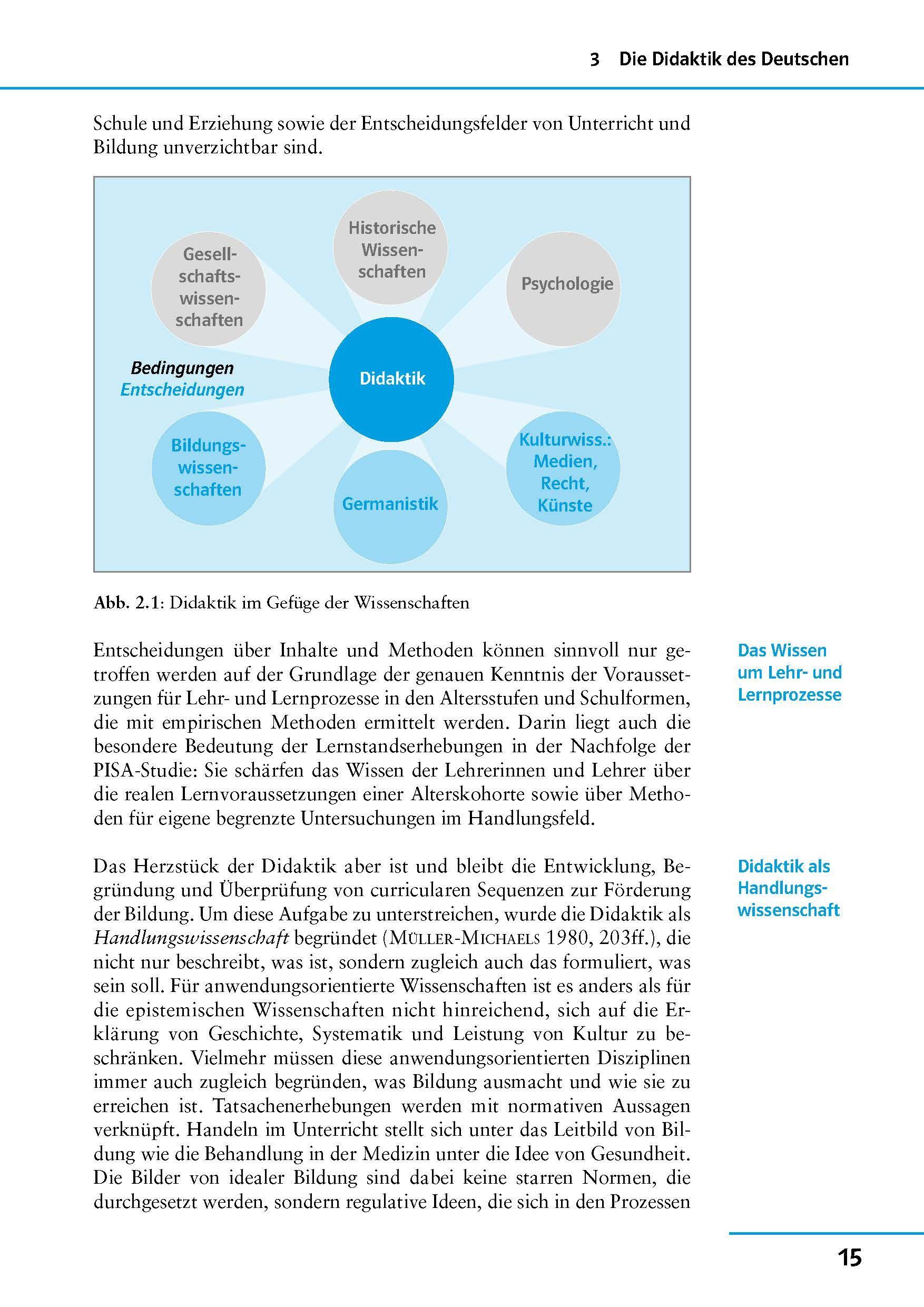 Beispielinhalt (Bild) Uni-Wissen Germanistik / Grundkurs Lehramt Deutsch