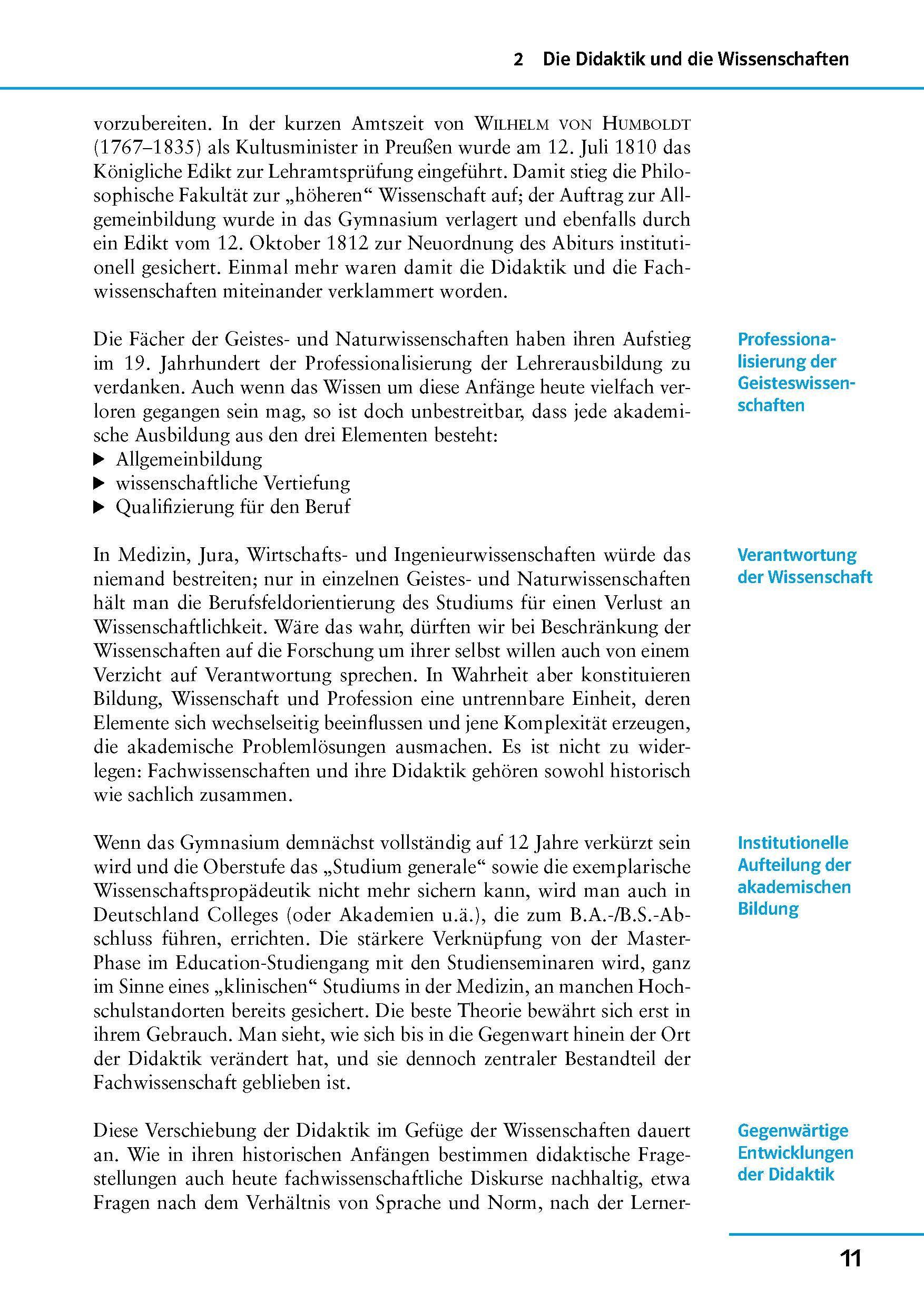 Beispielinhalt (Bild) Uni-Wissen Germanistik / Grundkurs Lehramt Deutsch
