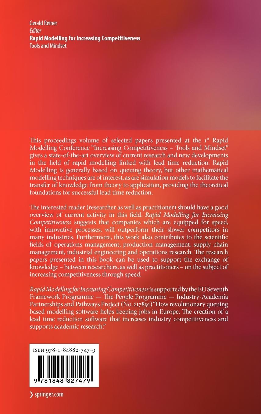 Rückseitencover Rapid Modelling for Increasing Competitiveness