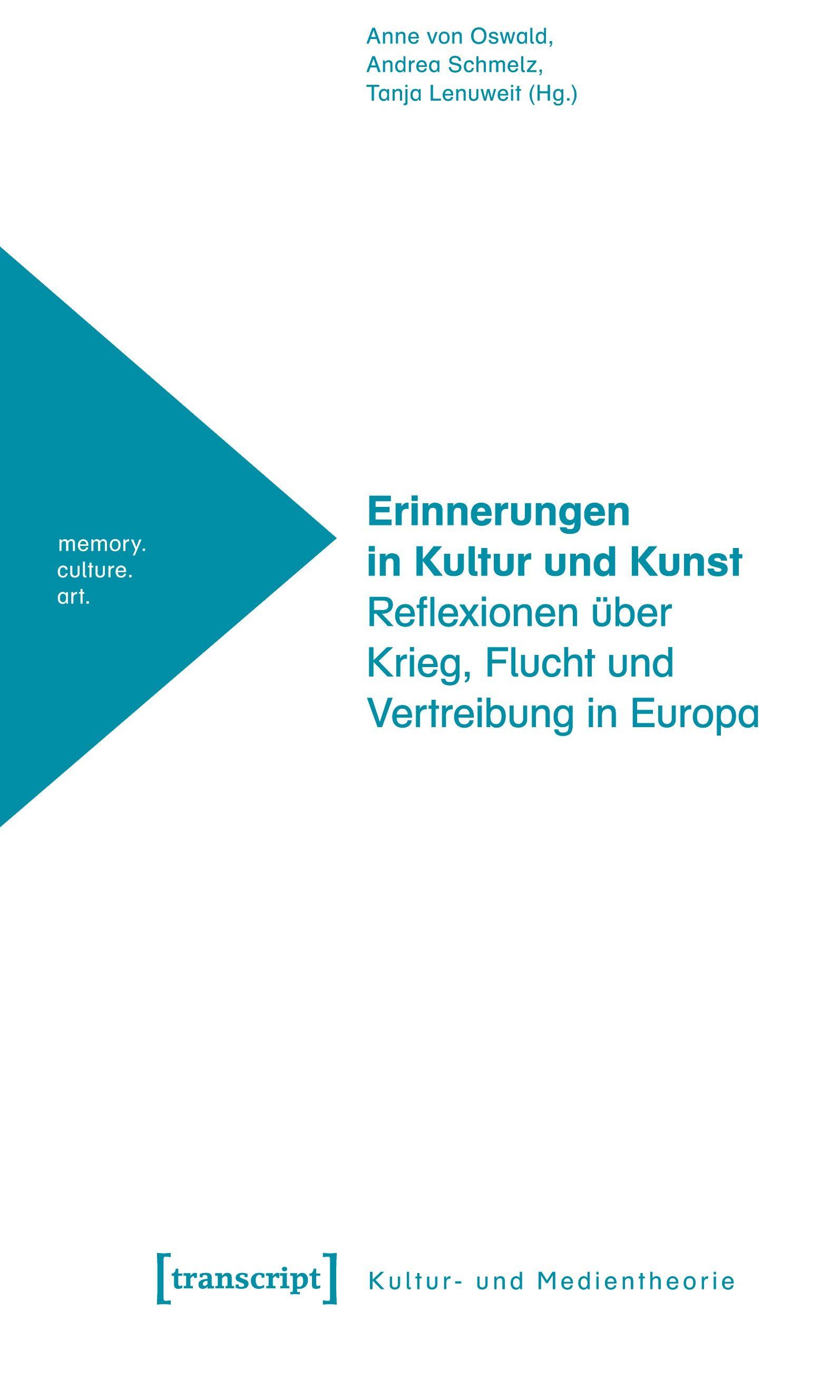 Vorderes Coverbild Erinnerungen in Kultur und Kunst