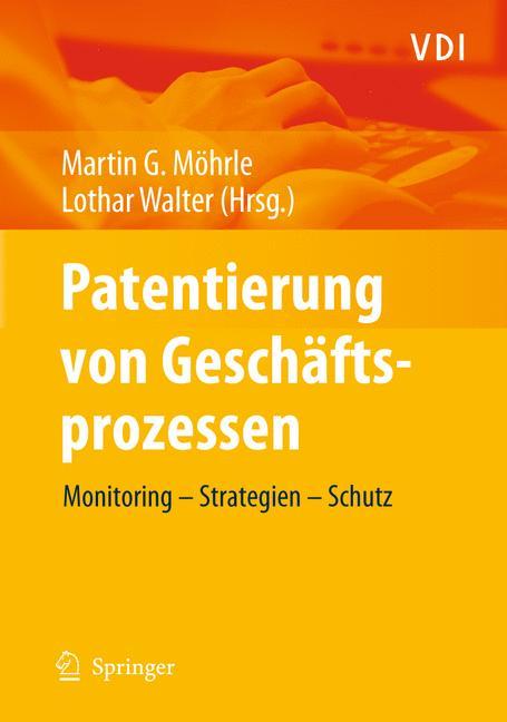 Vorderes Coverbild Patentierung von Geschäftsprozessen