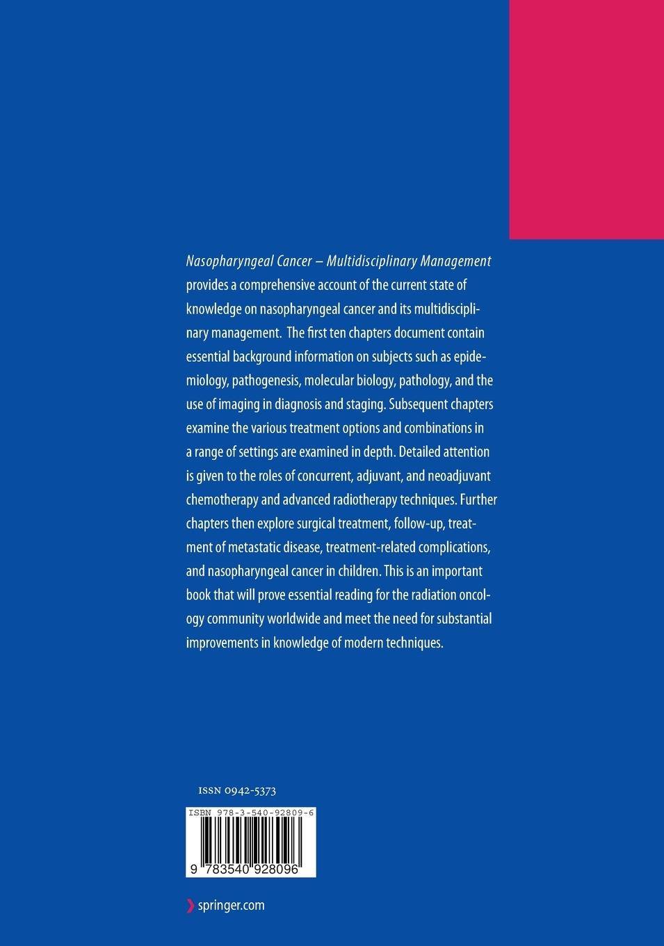 Rückseitencover Nasopharyngeal Cancer